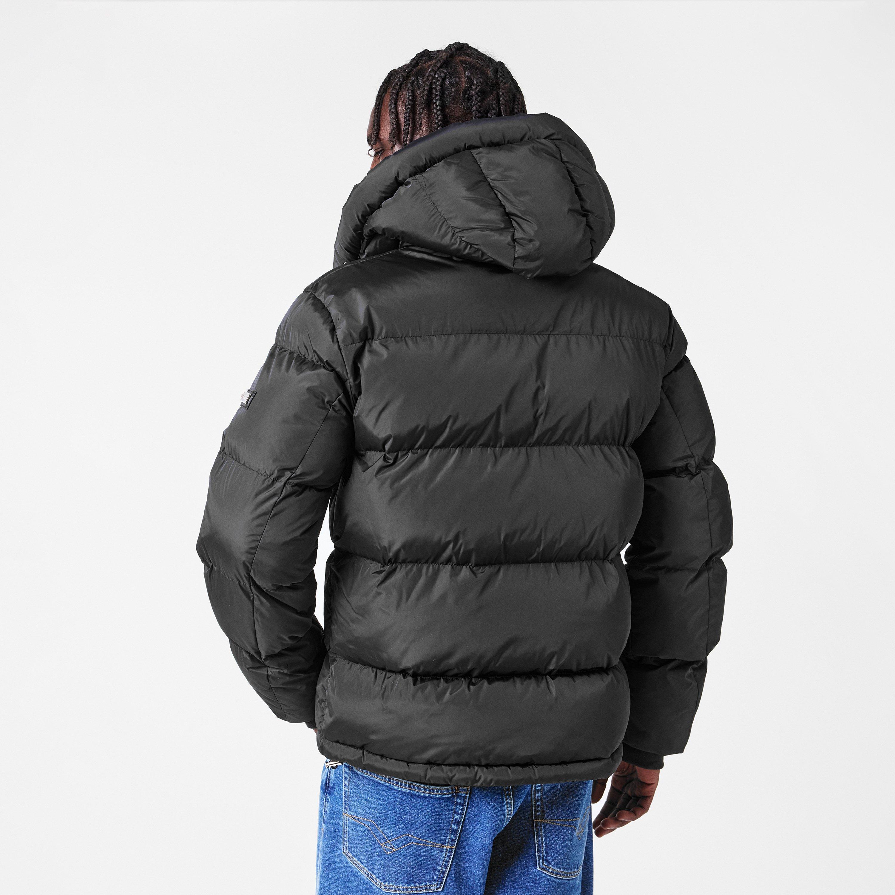 Black - BELIER - Men's  Short Puffer Jacket - 4