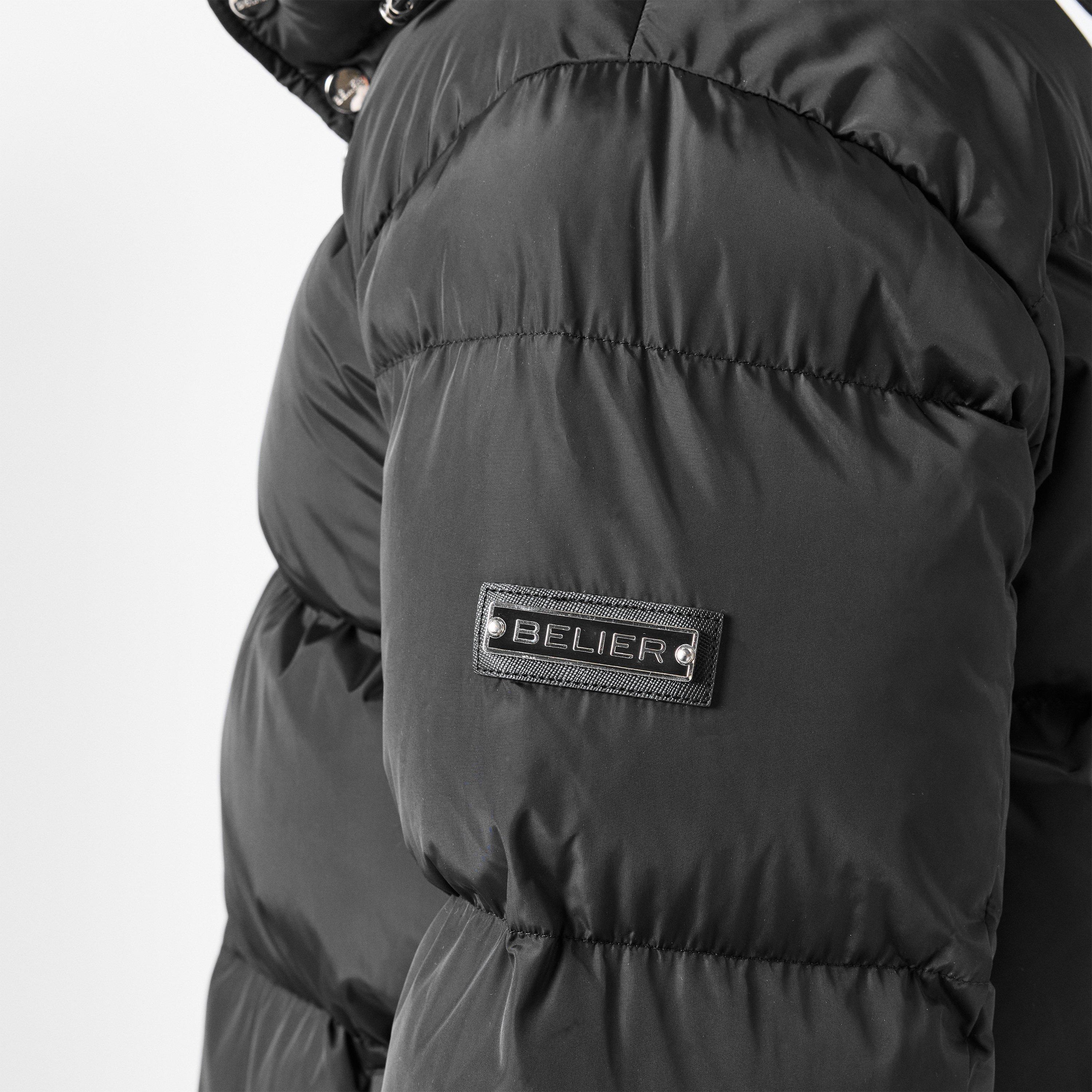 Black - BELIER - Men's  Short Puffer Jacket - 5