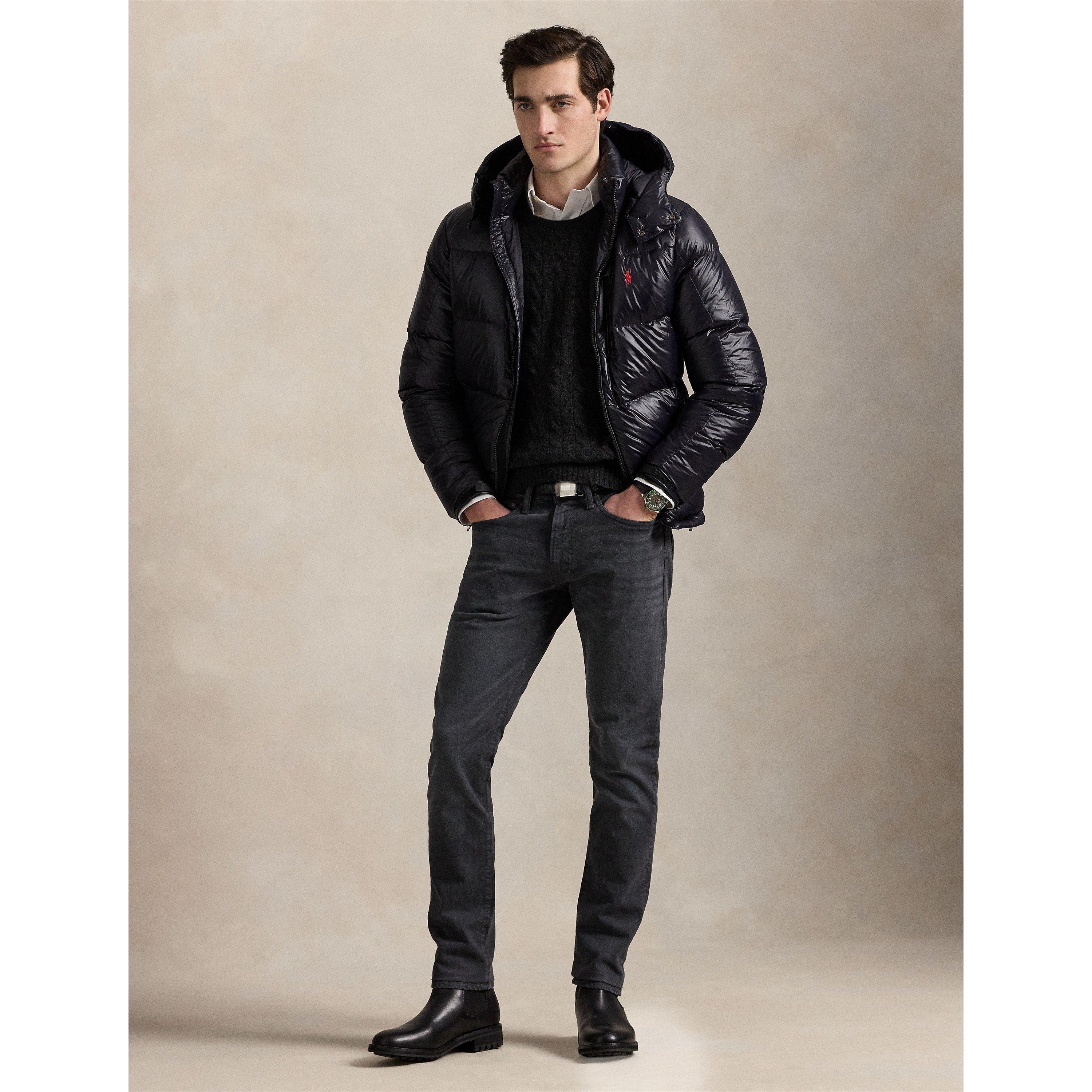 el cap black polo bubble jacket