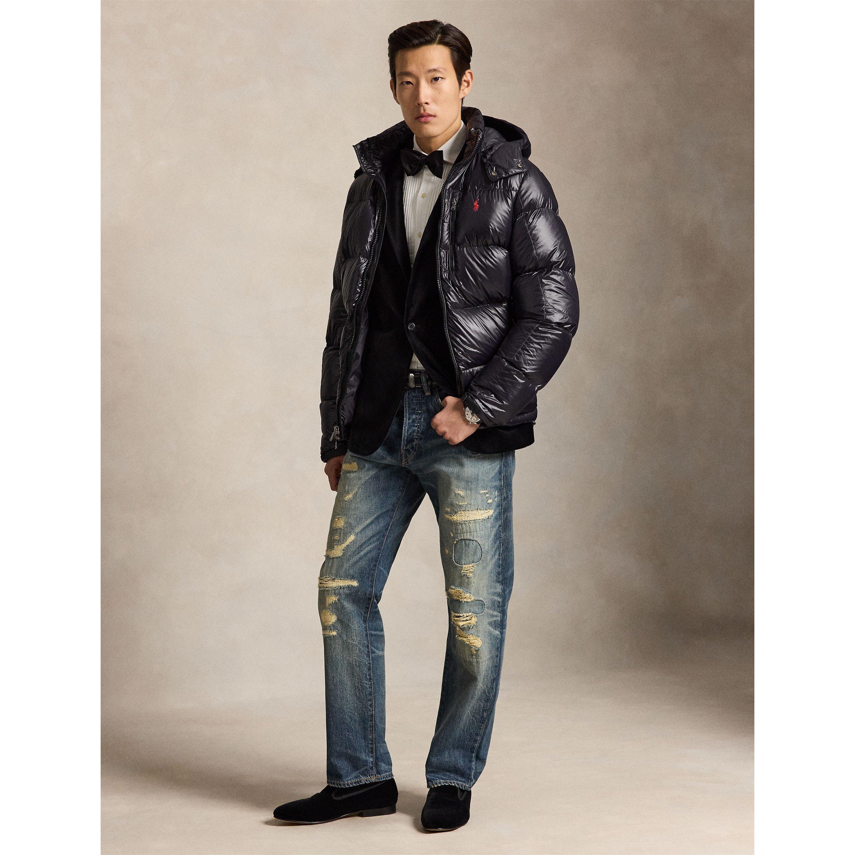Blk Glossy - Polo Ralph Lauren - Men's El Cap Waterproof Duck Down Detachable Hood Short Puffer Jacket - 5