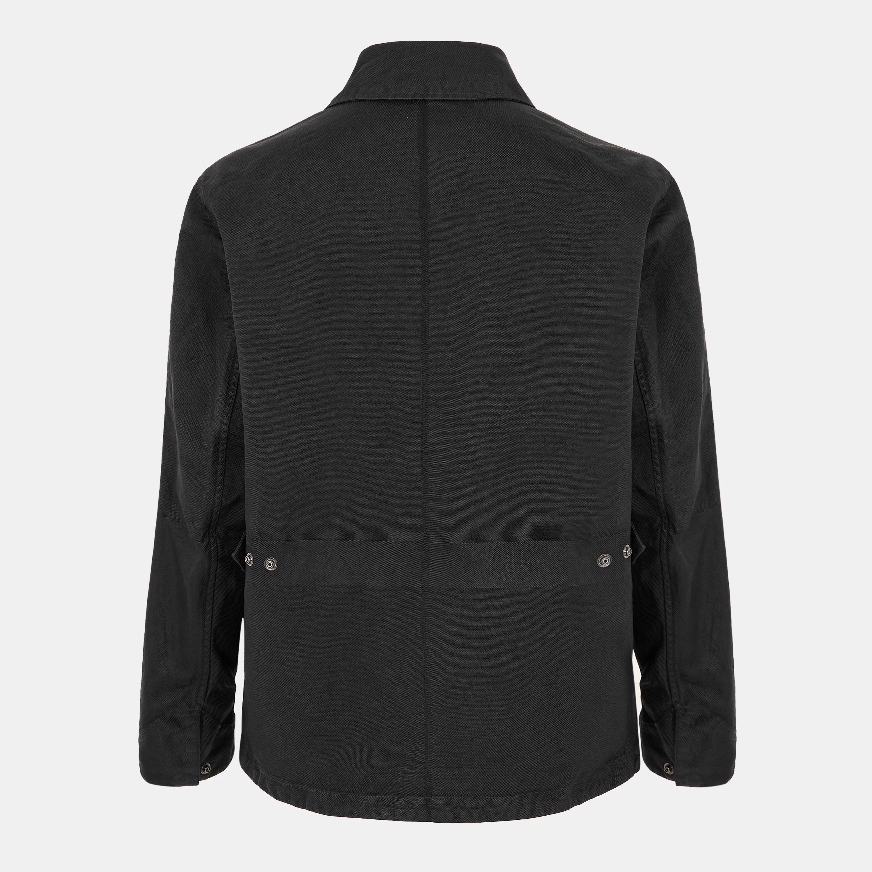 Black 999 - Massimo Osti Studio - Men's Military Inspired Structured Overshirt - 2