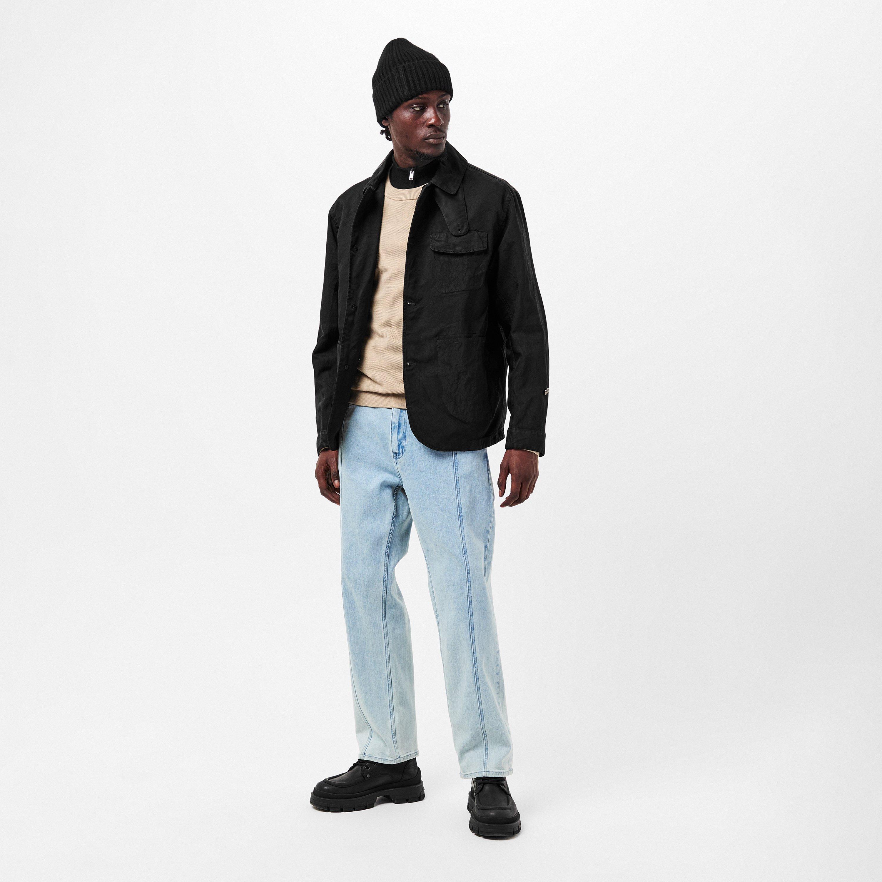 Black 999 - Massimo Osti Studio - Men's Military Inspired Structured Overshirt - 6