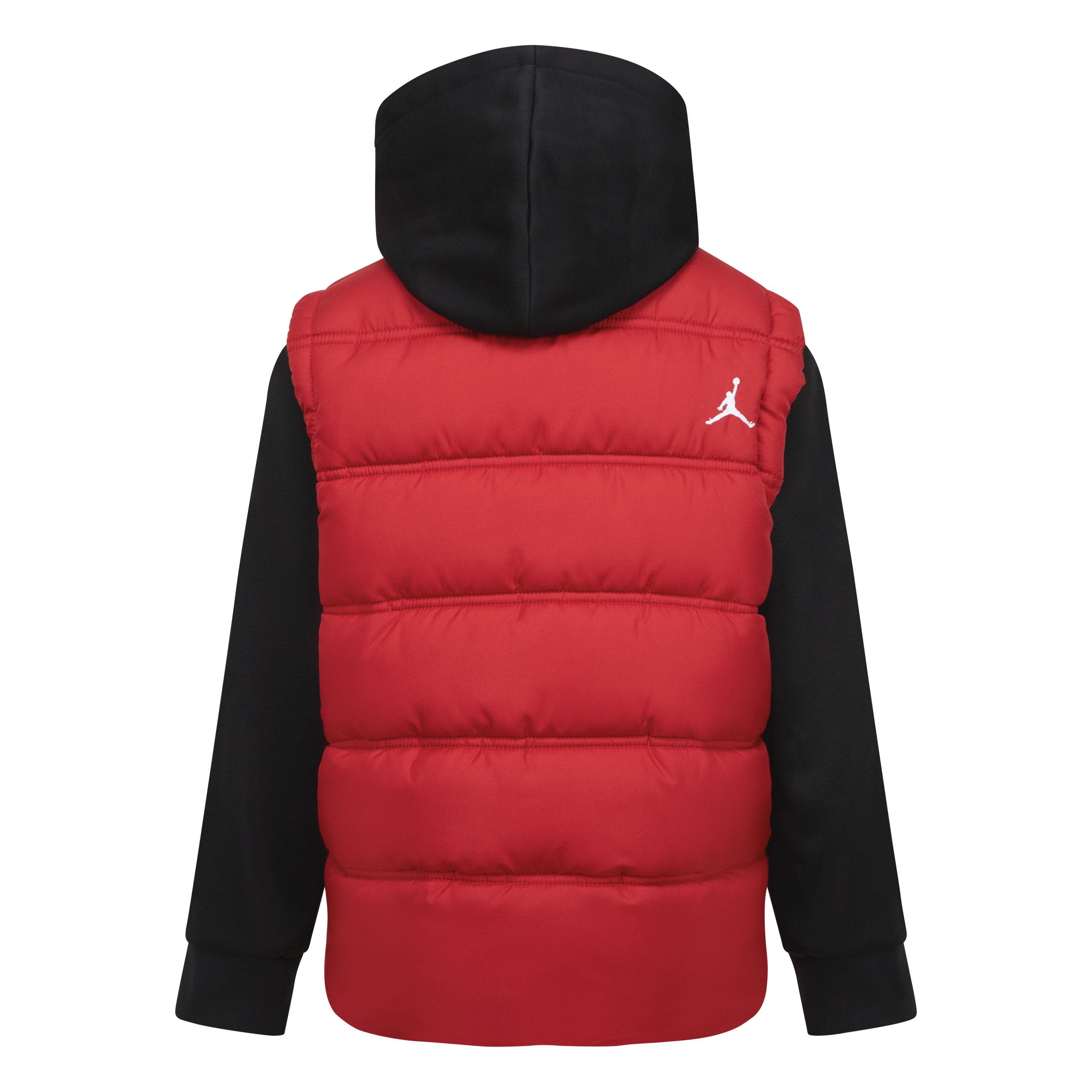 Rouge/Noir - Air Jordan - Kids'  Lightweight Quilted Puffer Jacket - 2