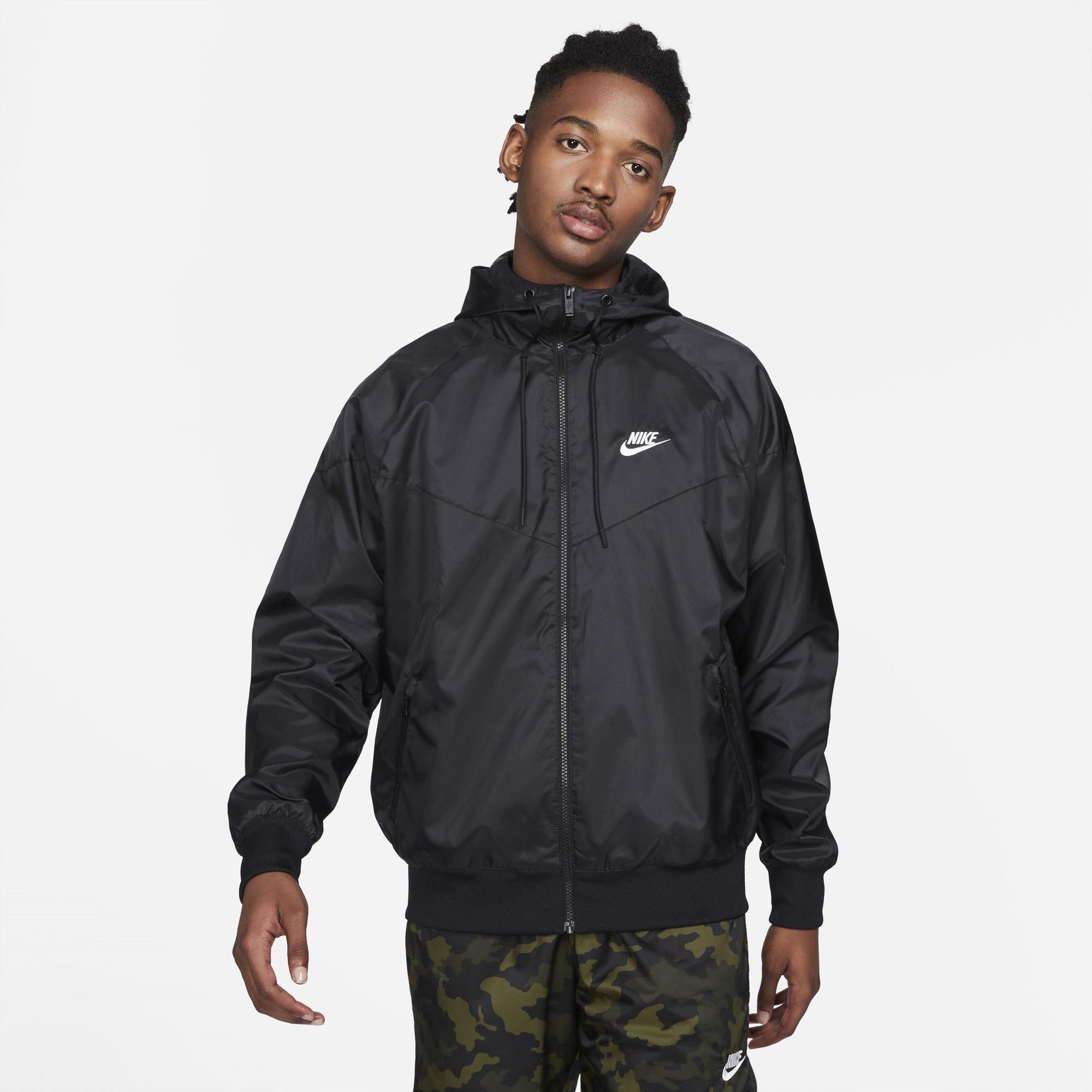 Sort - Nike - Sportswear Heritage Essentials Windrunner Men's Hooded Jacket - 1