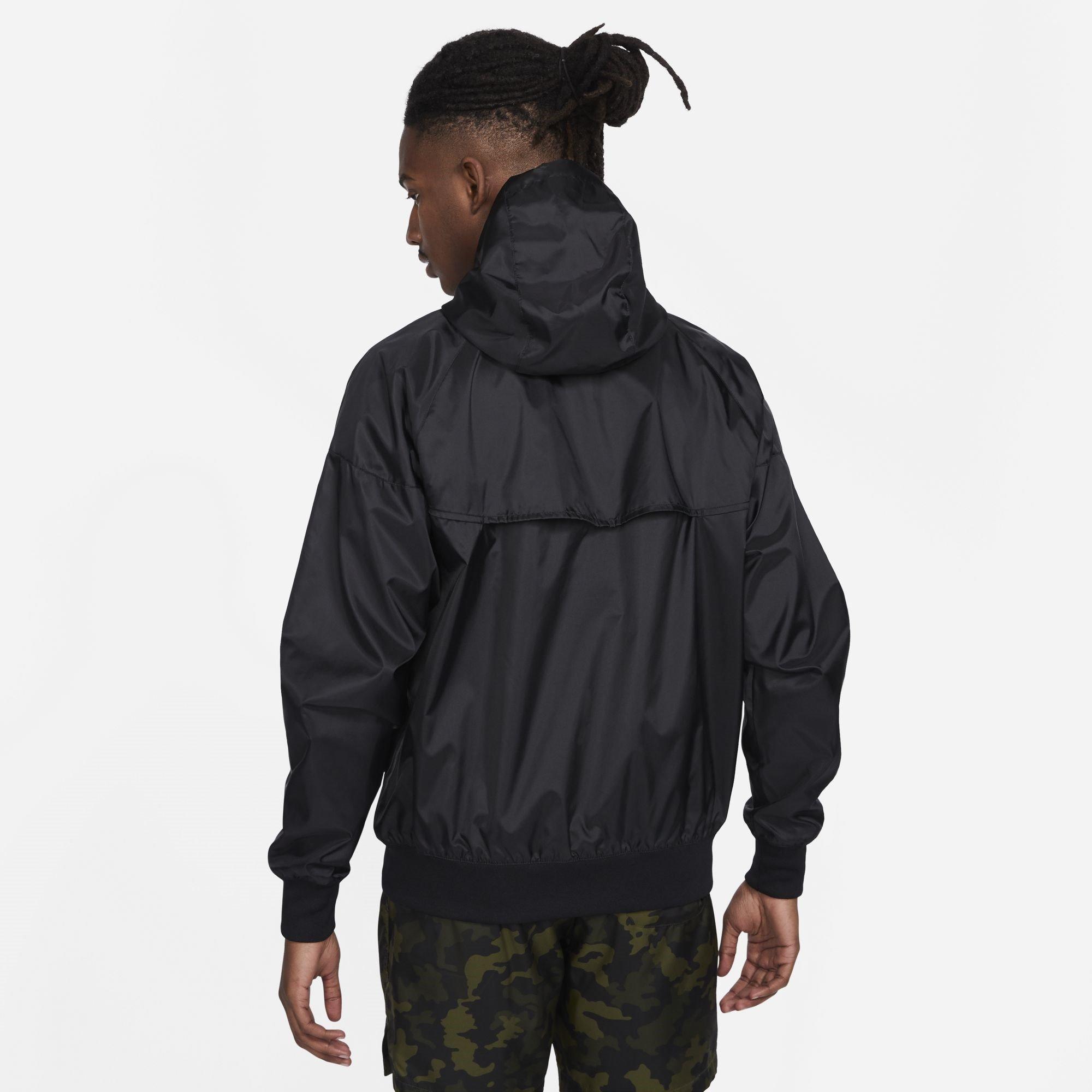 Sort - Nike - Sportswear Heritage Essentials Windrunner Men's Hooded Jacket - 2