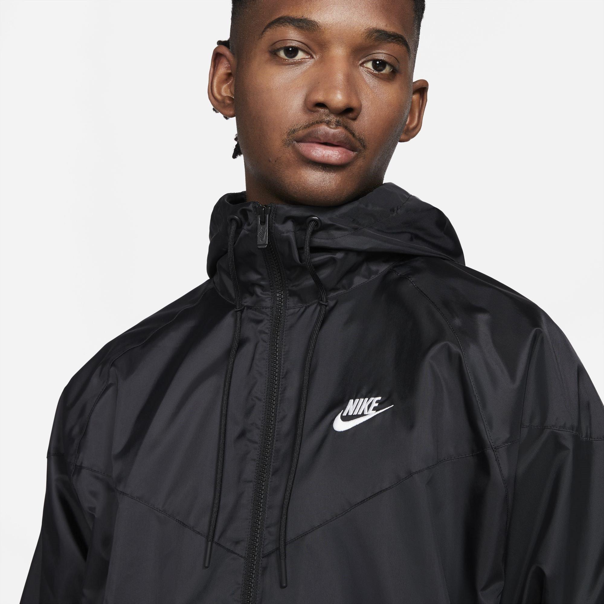 Sort - Nike - Sportswear Heritage Essentials Windrunner Men's Hooded Jacket - 3
