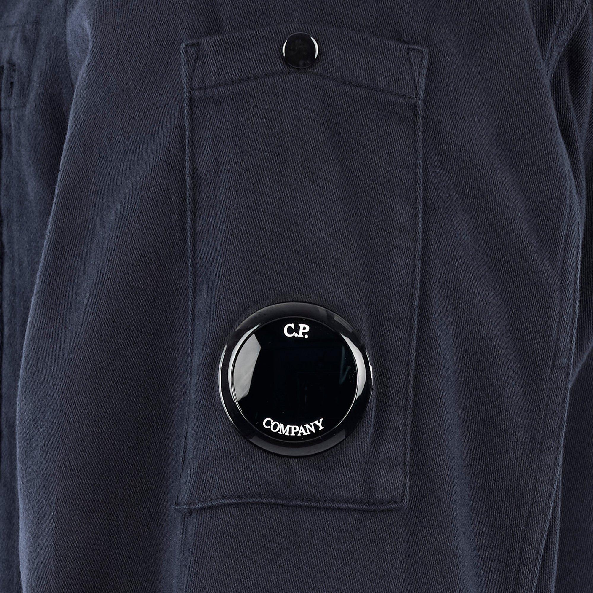 CP Company | Men's C.P. Company Button Long Sleeve Overshirt | Flannels