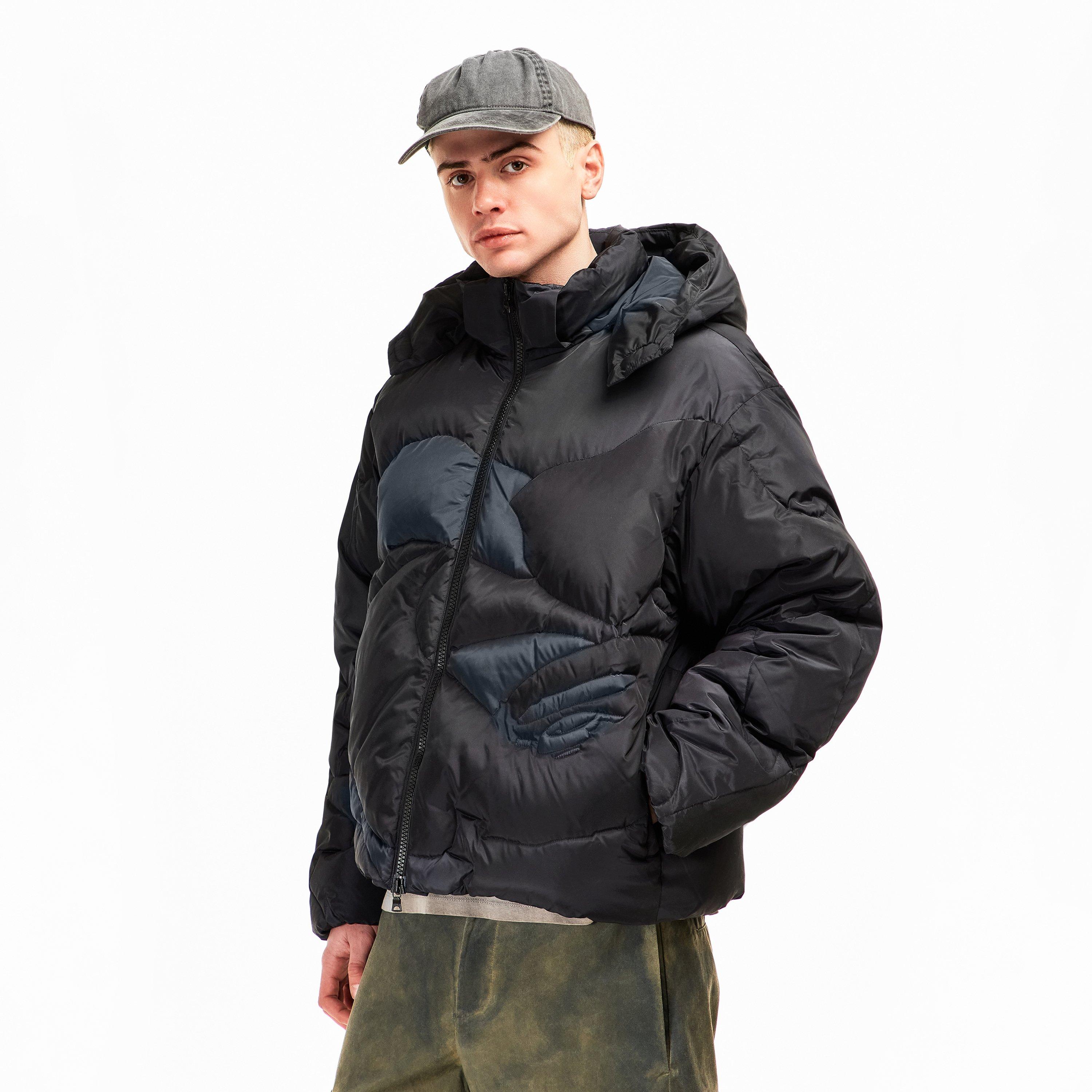 Black - A Bathing Ape - Bape Camo Puffer Sn54 - 3