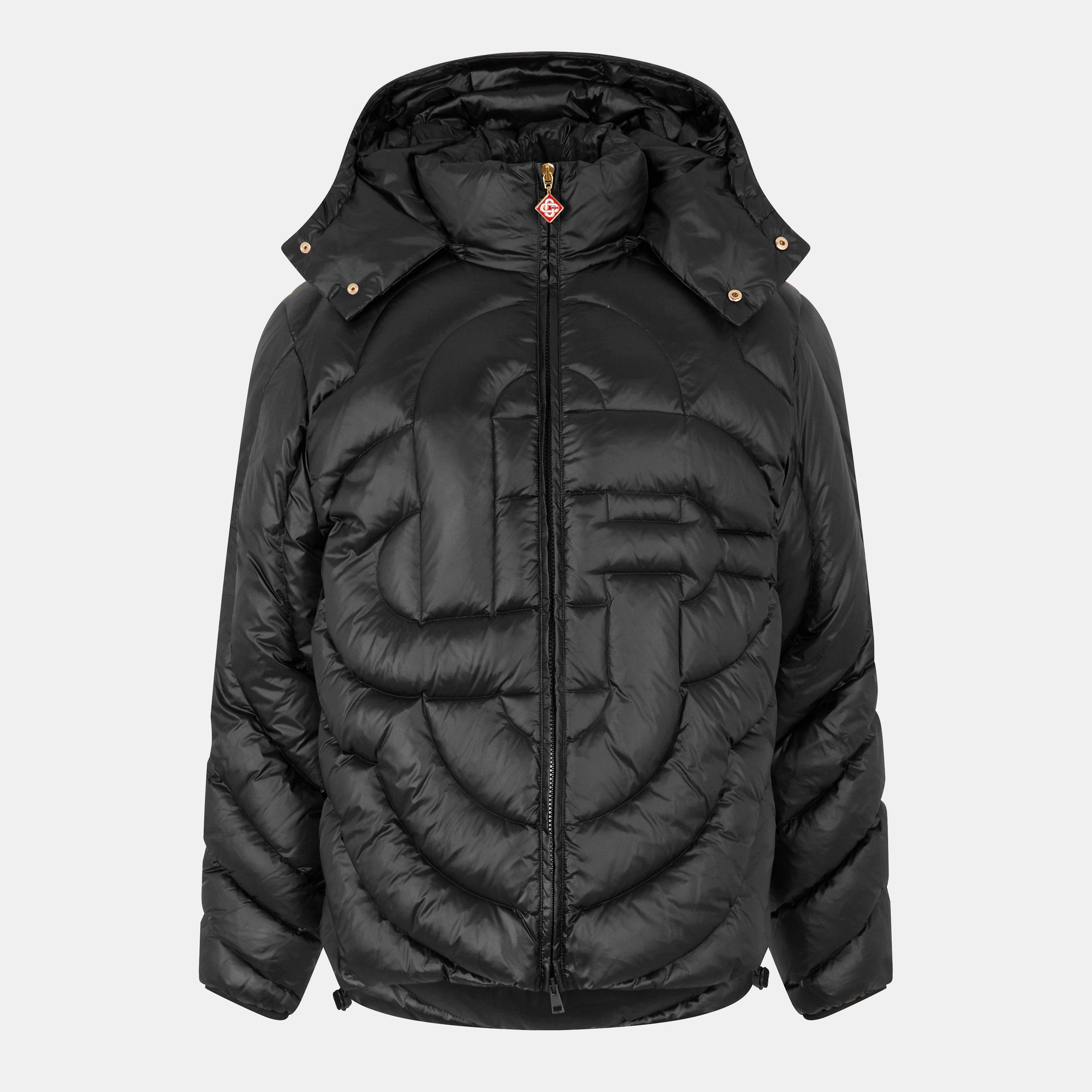 Black - Casablanca - Men's Quilted Medium Puffer Jacket - 1