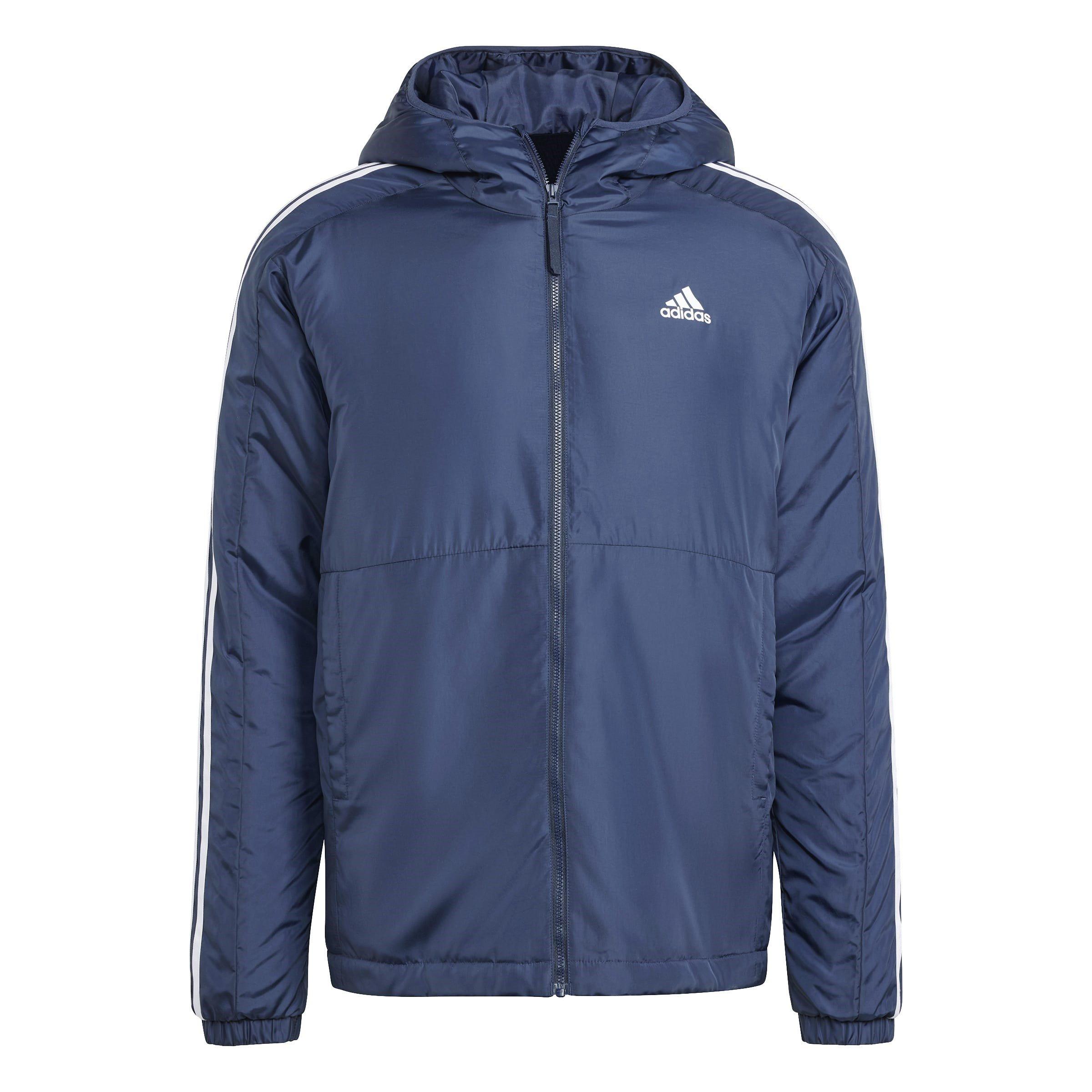 3 Stripe Essential Hooded Jacket Mens