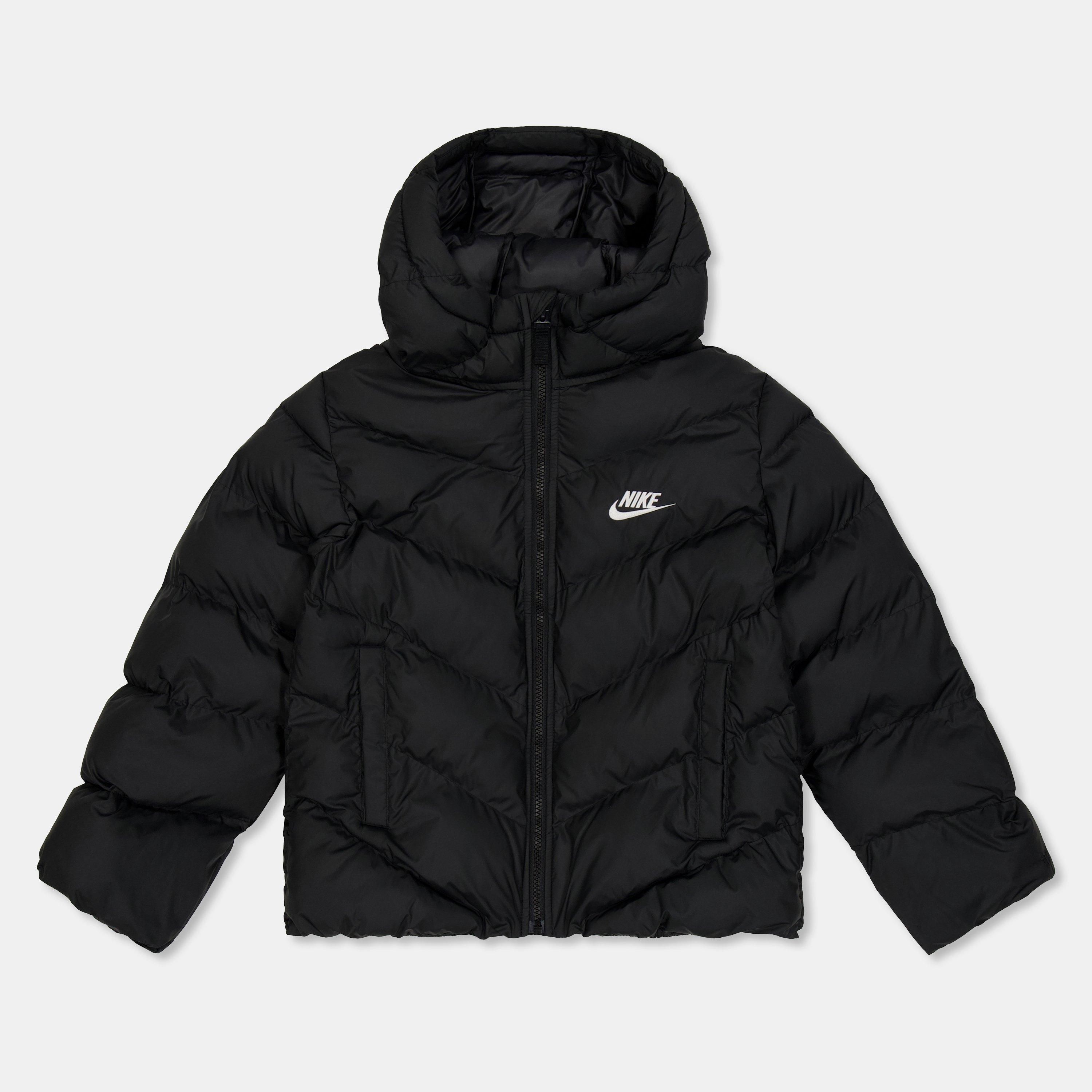 Black - Nike - Loose-Fit Puffer Jacket Juniors - 1