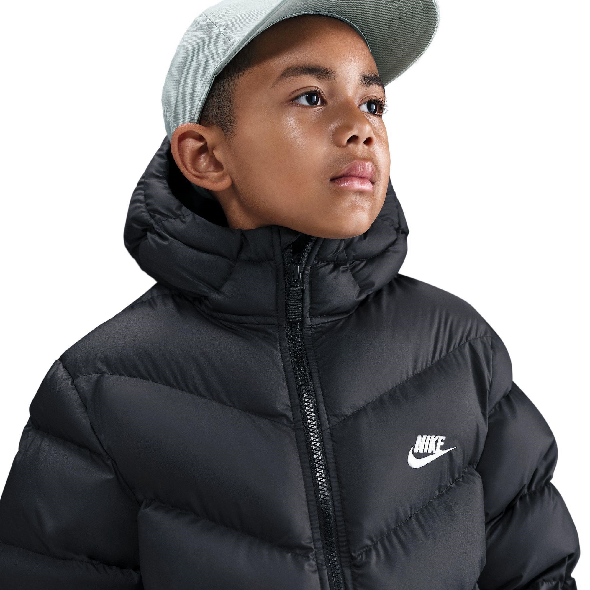 (GS) Nike Sportswear Lightweight Synthetic Fill Loose Hooded Jacket 'Black' — foto 5