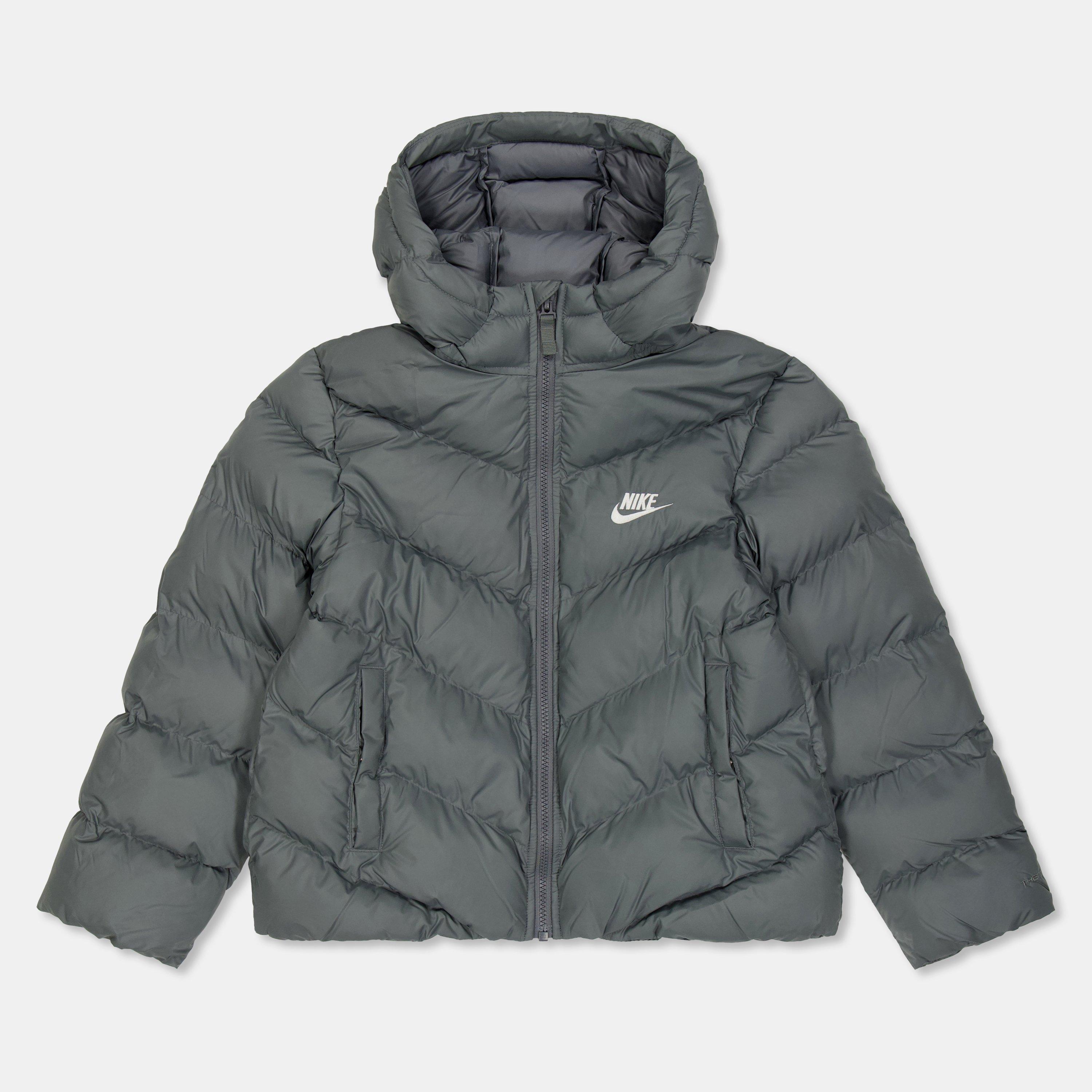 Nike  Kids Loose-Fit Puffer Jacket Juniors - Grey - 13 Yrs