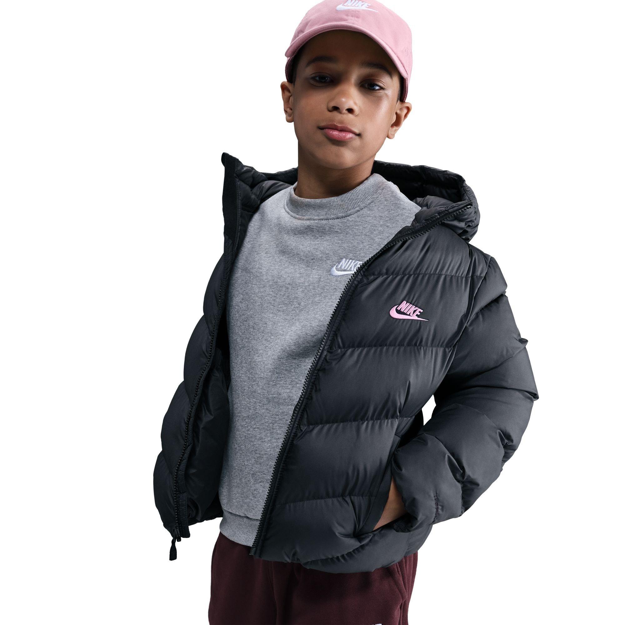 Schwarz/Rosa - Nike - Loose-Fit Puffer Jacket Juniors - 5