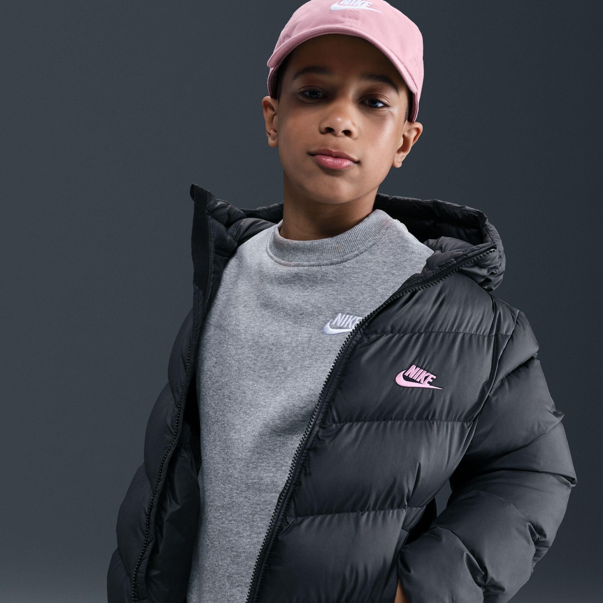 Schwarz/Rosa - Nike - Loose-Fit Puffer Jacket Juniors - 10