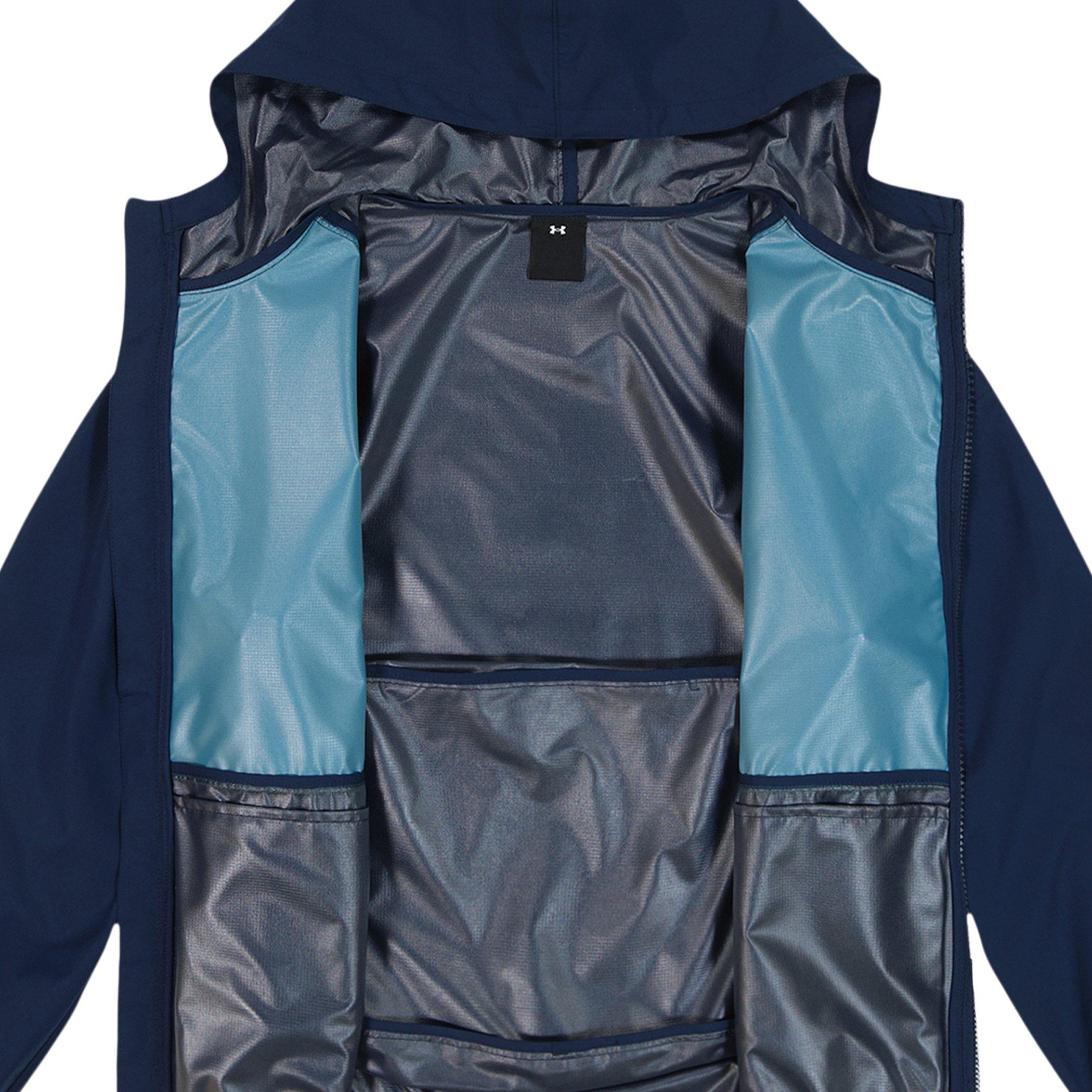 Preto/Azul - Under Armour - UA Pack Away Jkt Jn71 - 3