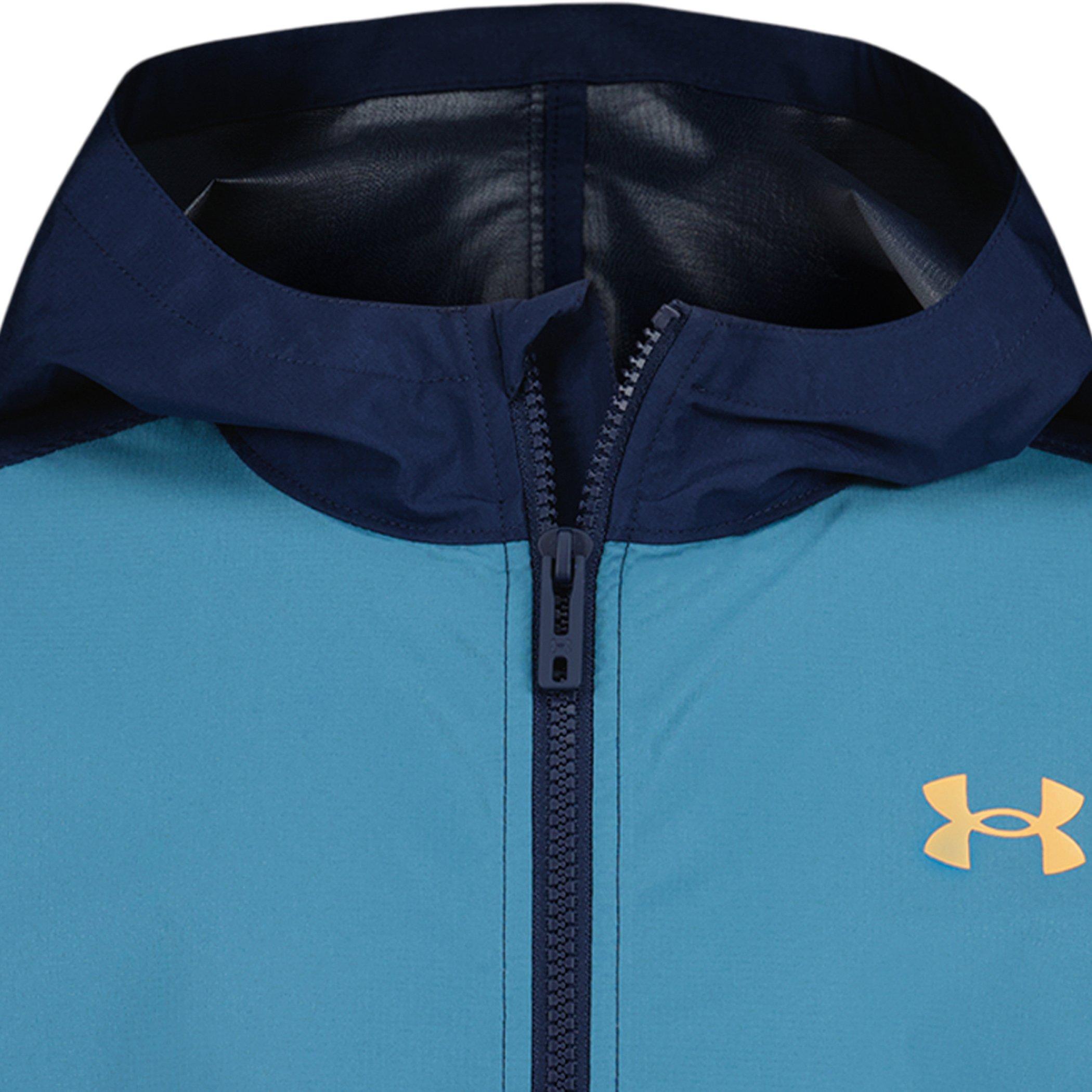 Preto/Azul - Under Armour - UA Pack Away Jkt Jn71 - 5