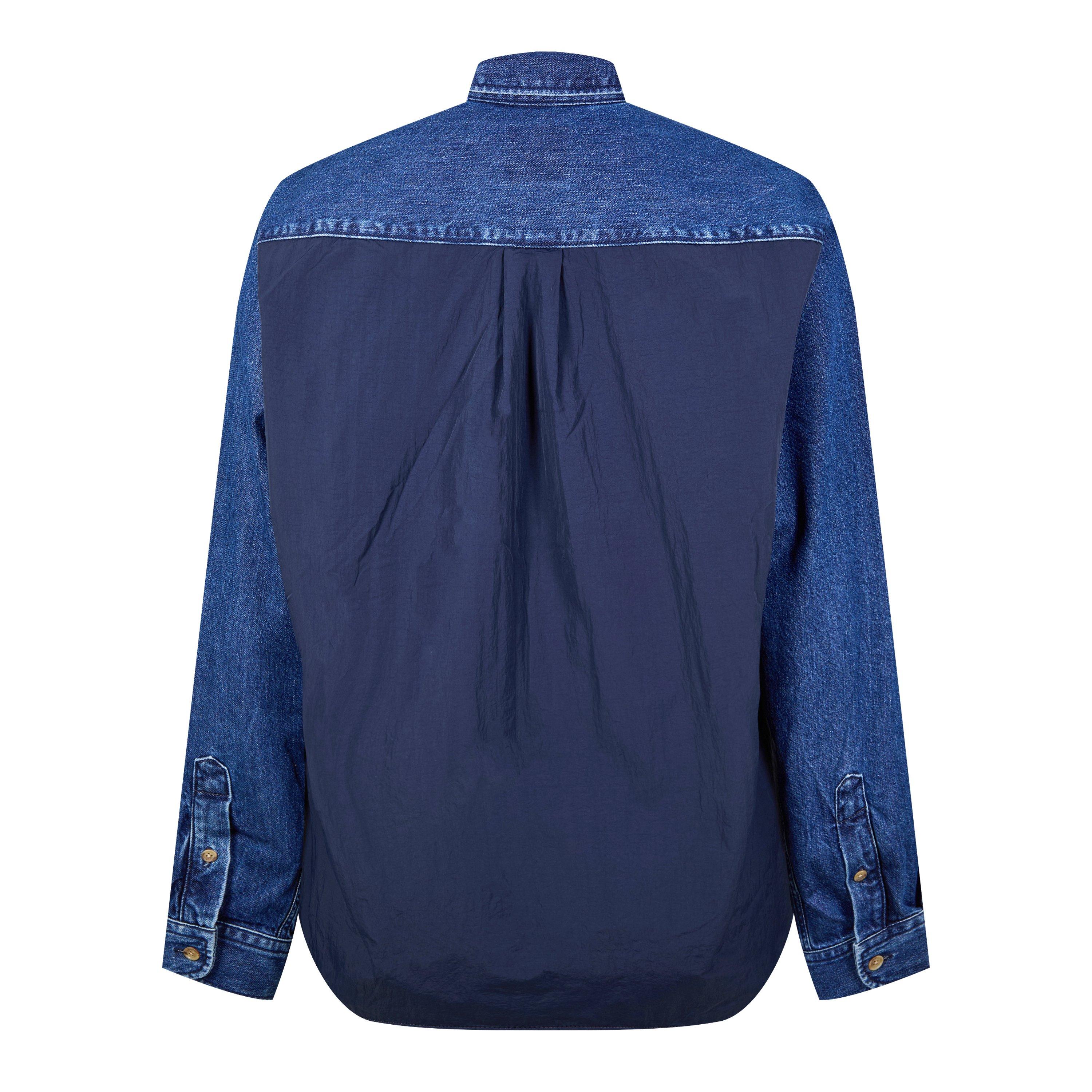 Dark Blue 404 - Boss - Men's Lambey 1 M 01  Orange Overshirt - 2