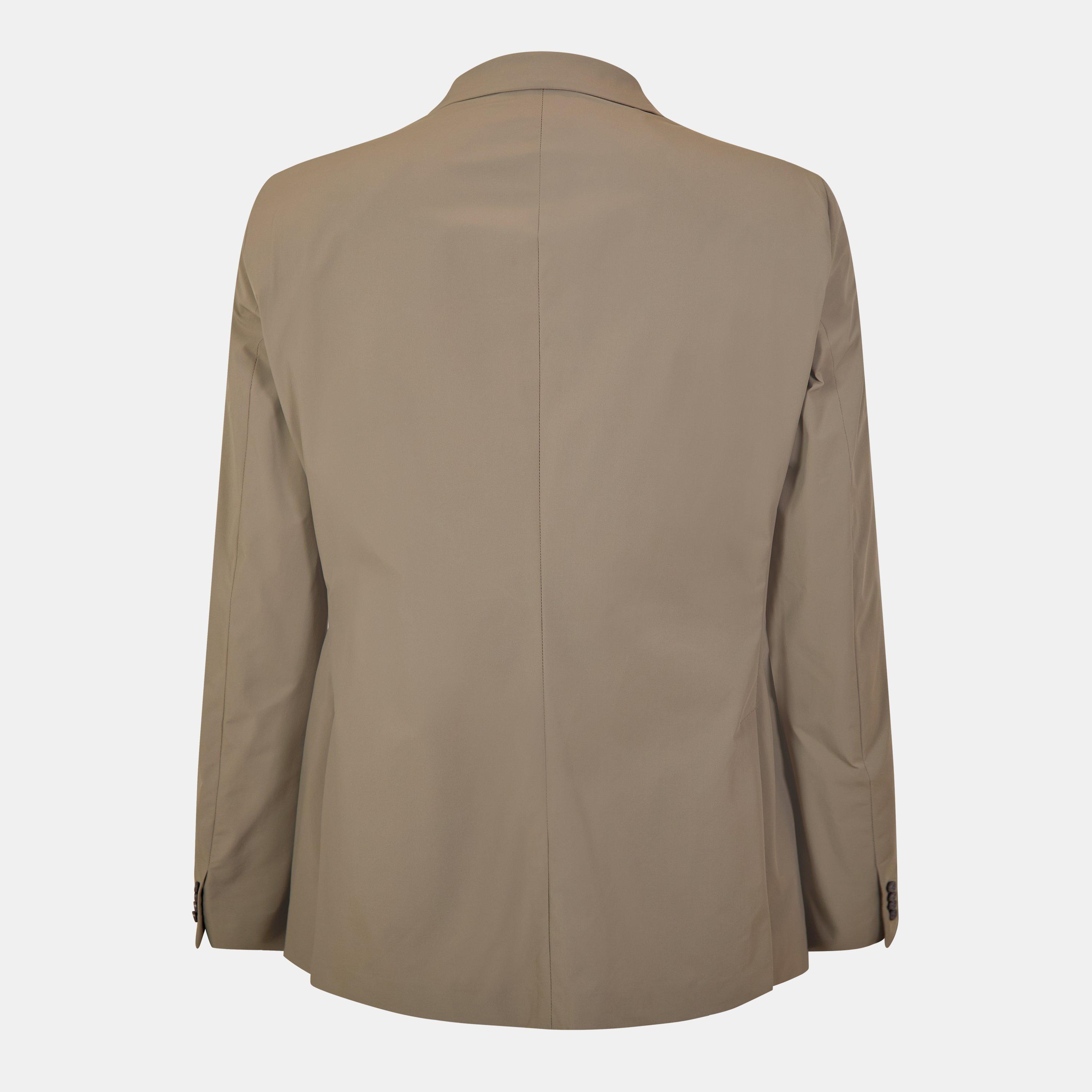 Light Brown 39 - Pal Zileri - Men's  Double Breasted Tech Blazer - 2