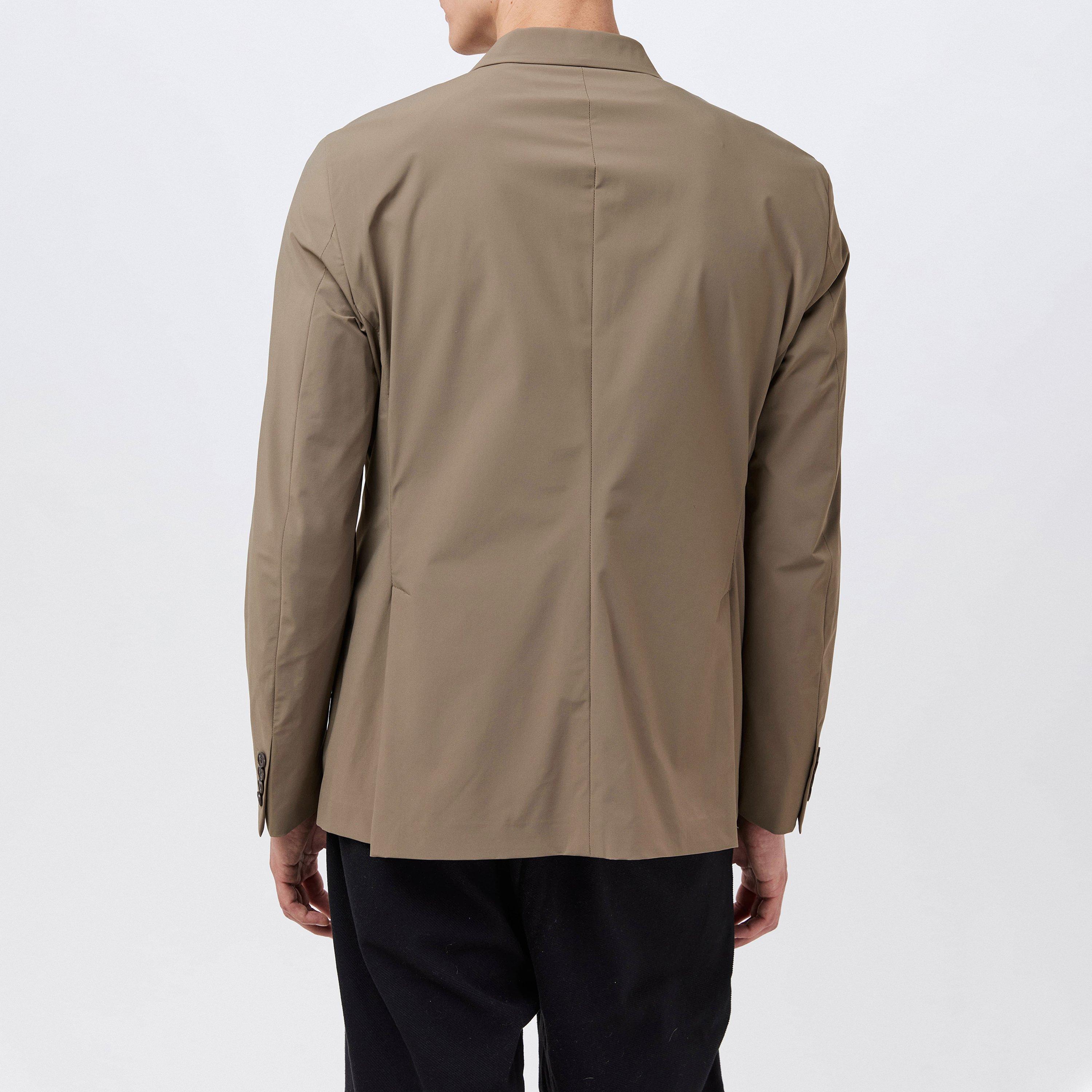 Light Brown 39 - Pal Zileri - Men's  Double Breasted Tech Blazer - 4