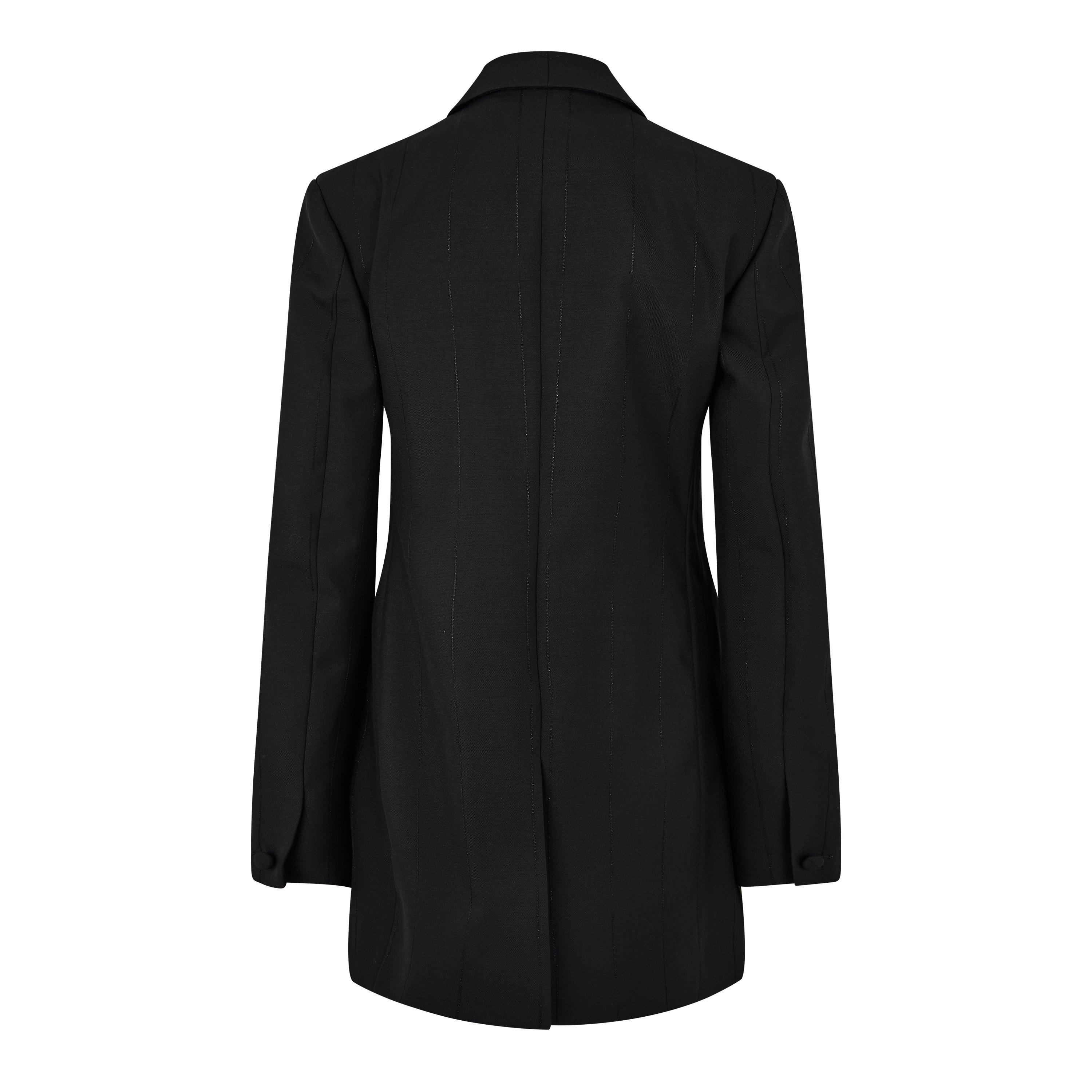 Black - GIVENCHY - Women's Smoking Wool Long Sleeve Blazer - 6