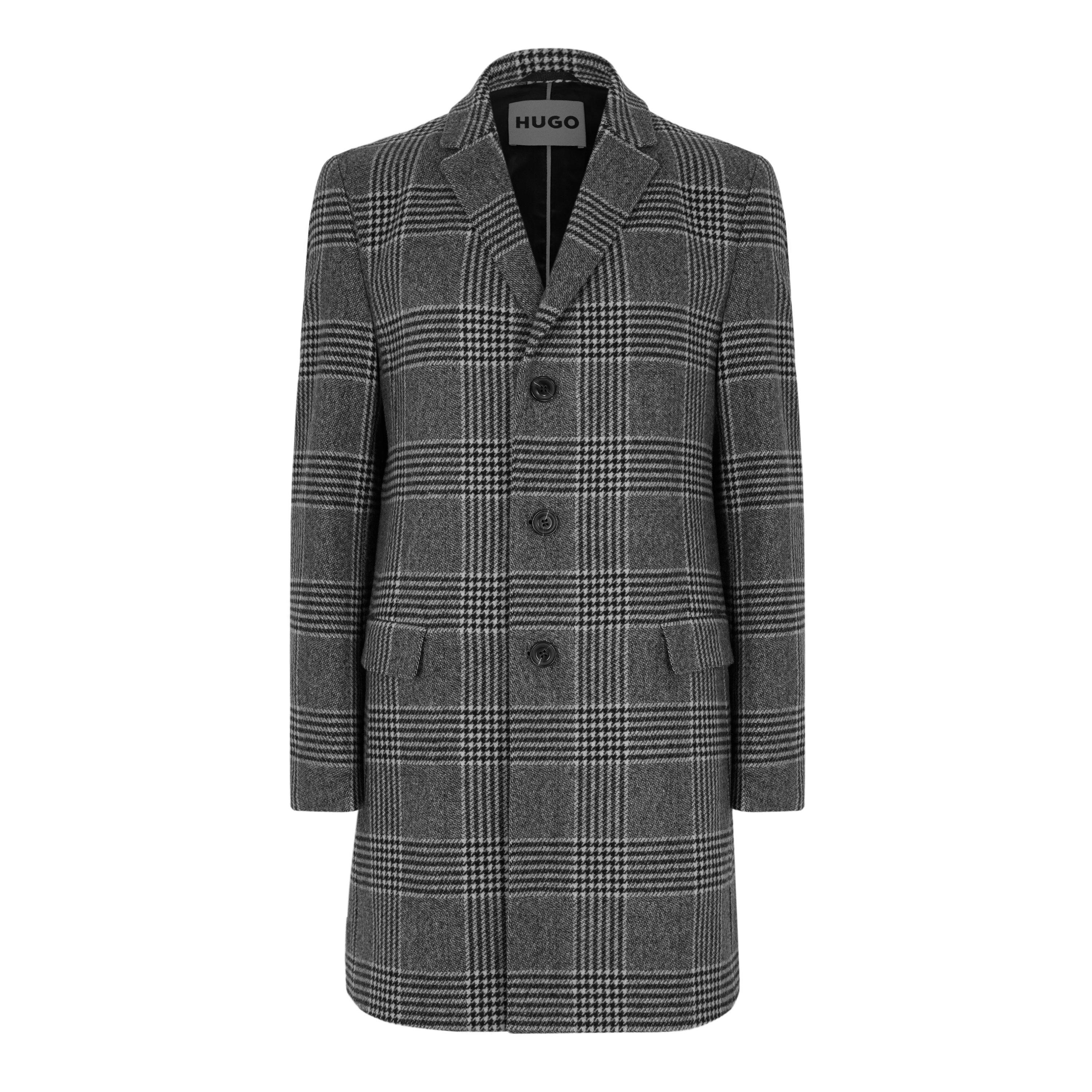 Medium Grey - Hugo - Migor2341 10252537 01 Overcoat Mens - 1