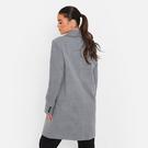 GRIS - jours pour changer davis - ISAWITFIRST Faux Wool Lined Formal Coat - 5