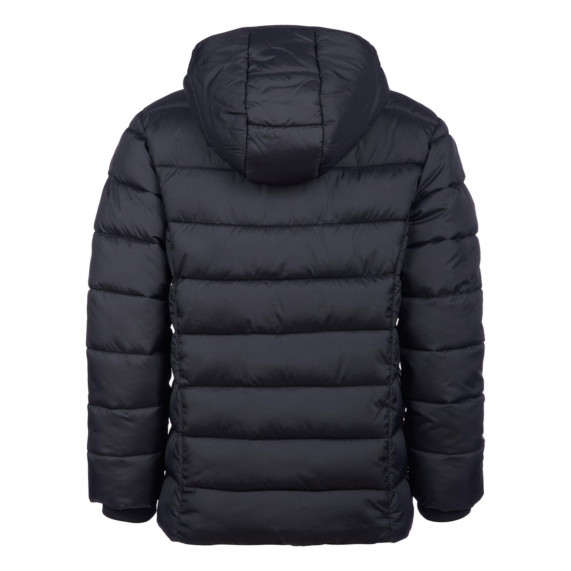 Zwart - Jack Wills - Luna Hooded Long Sleeve Short Puffer Jacket - 2