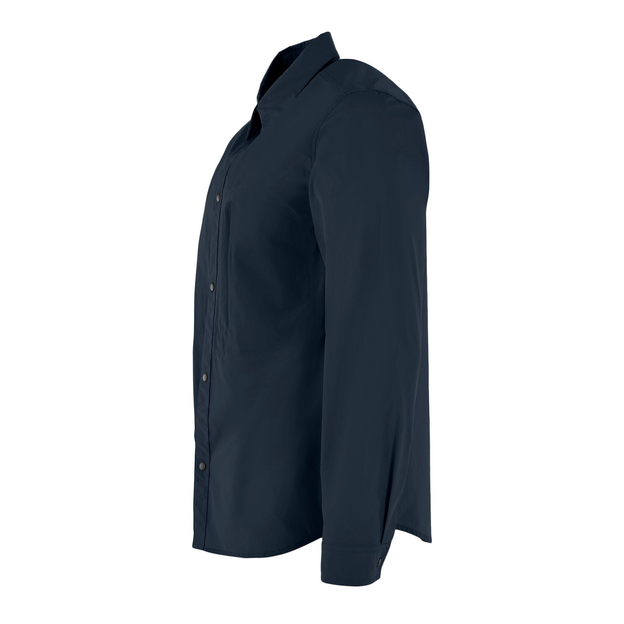 Melton Blue - Woolrich - Men's City Long Sleeve Overshirt - 2