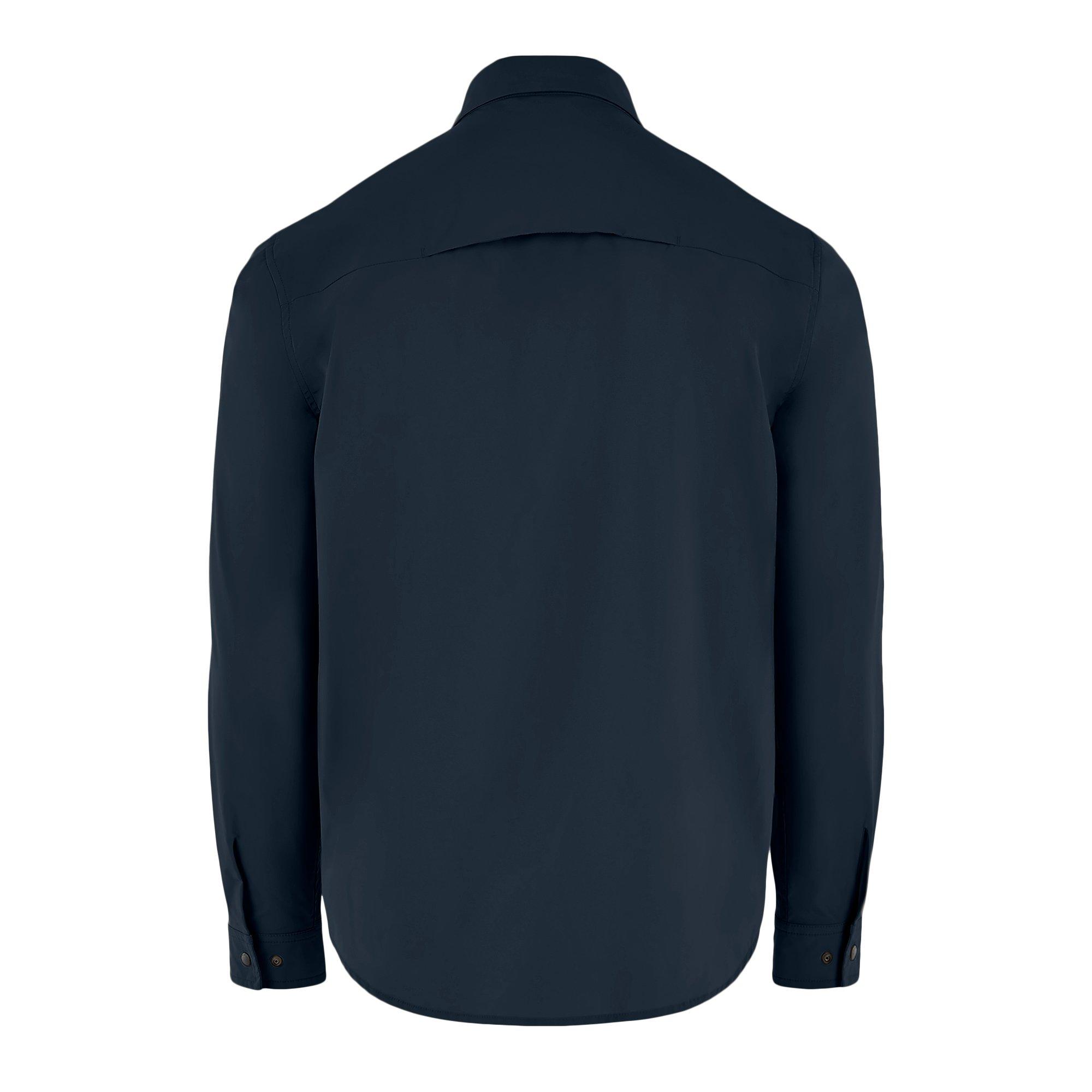 Melton Blue - Woolrich - Men's City Long Sleeve Overshirt - 3