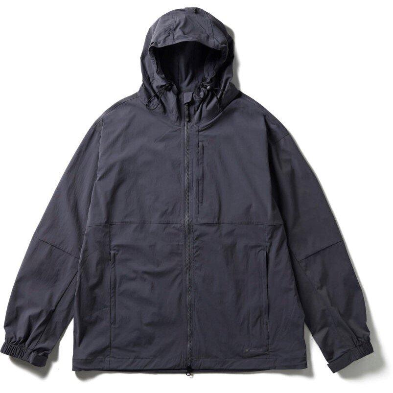 Snow Peak Men's NSD Utility Water Repellent Stretch Parka - Black - Large