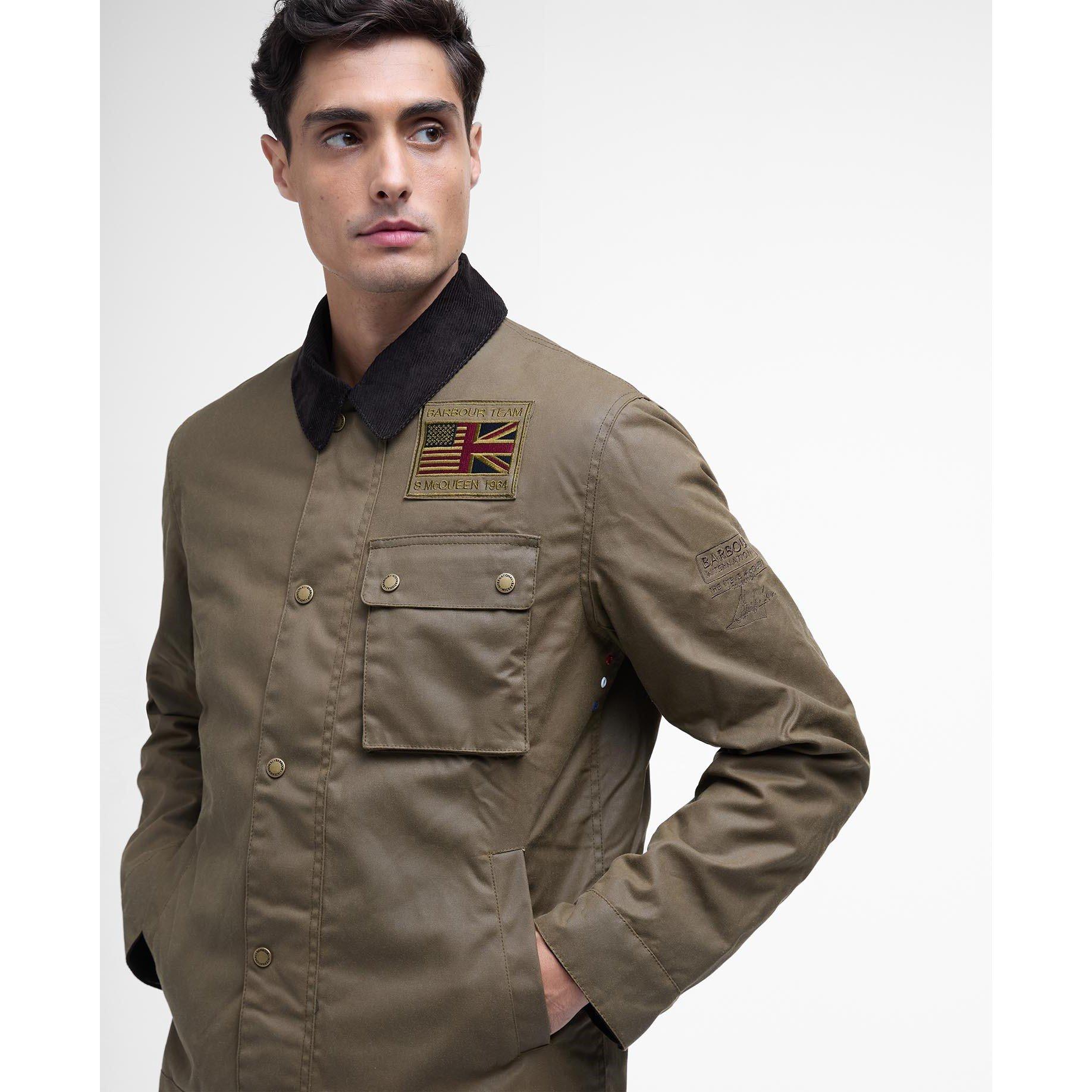 Sand - Barbour - Barbour Workers Wax Jacket - 5