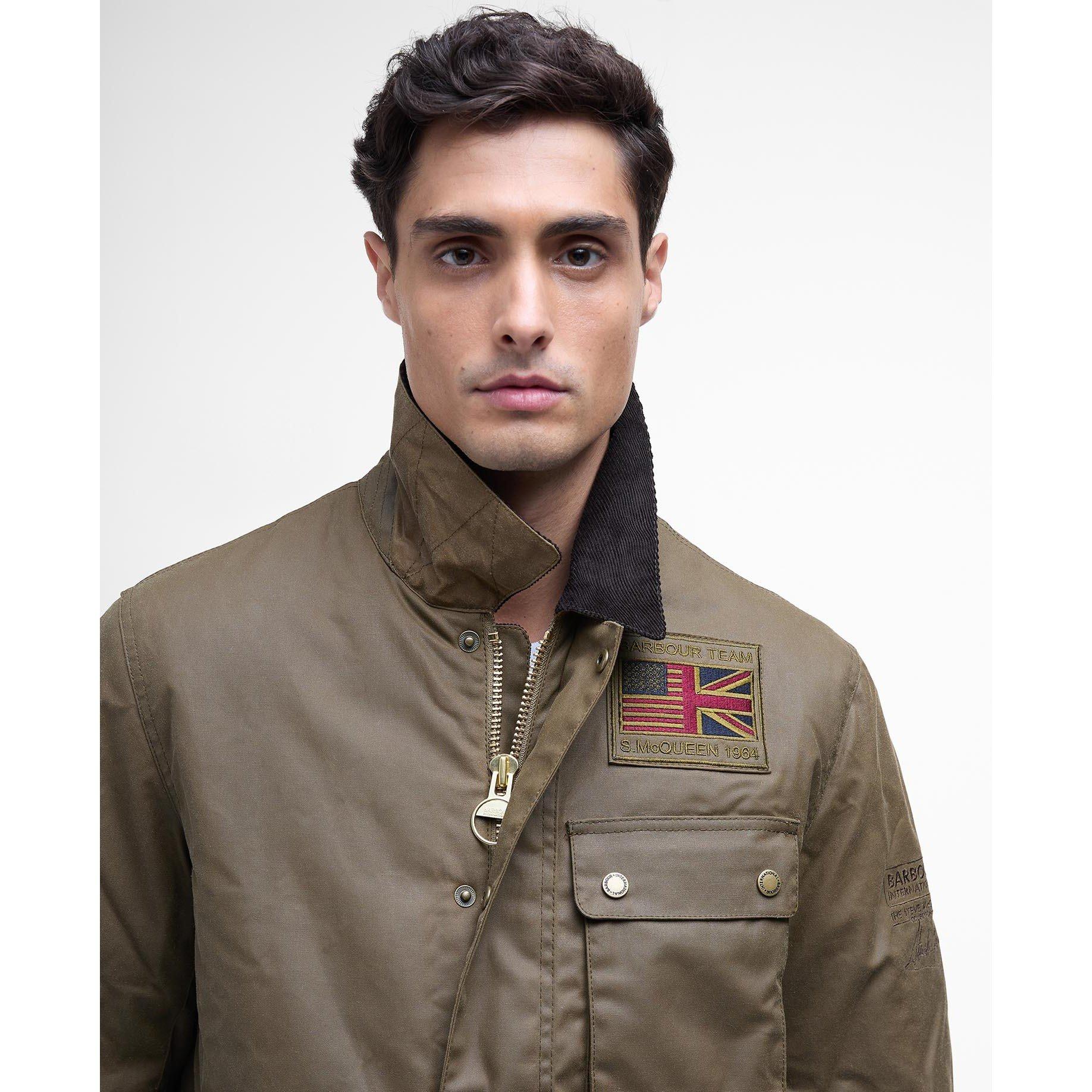 Sand - Barbour - Barbour Workers Wax Jacket - 6