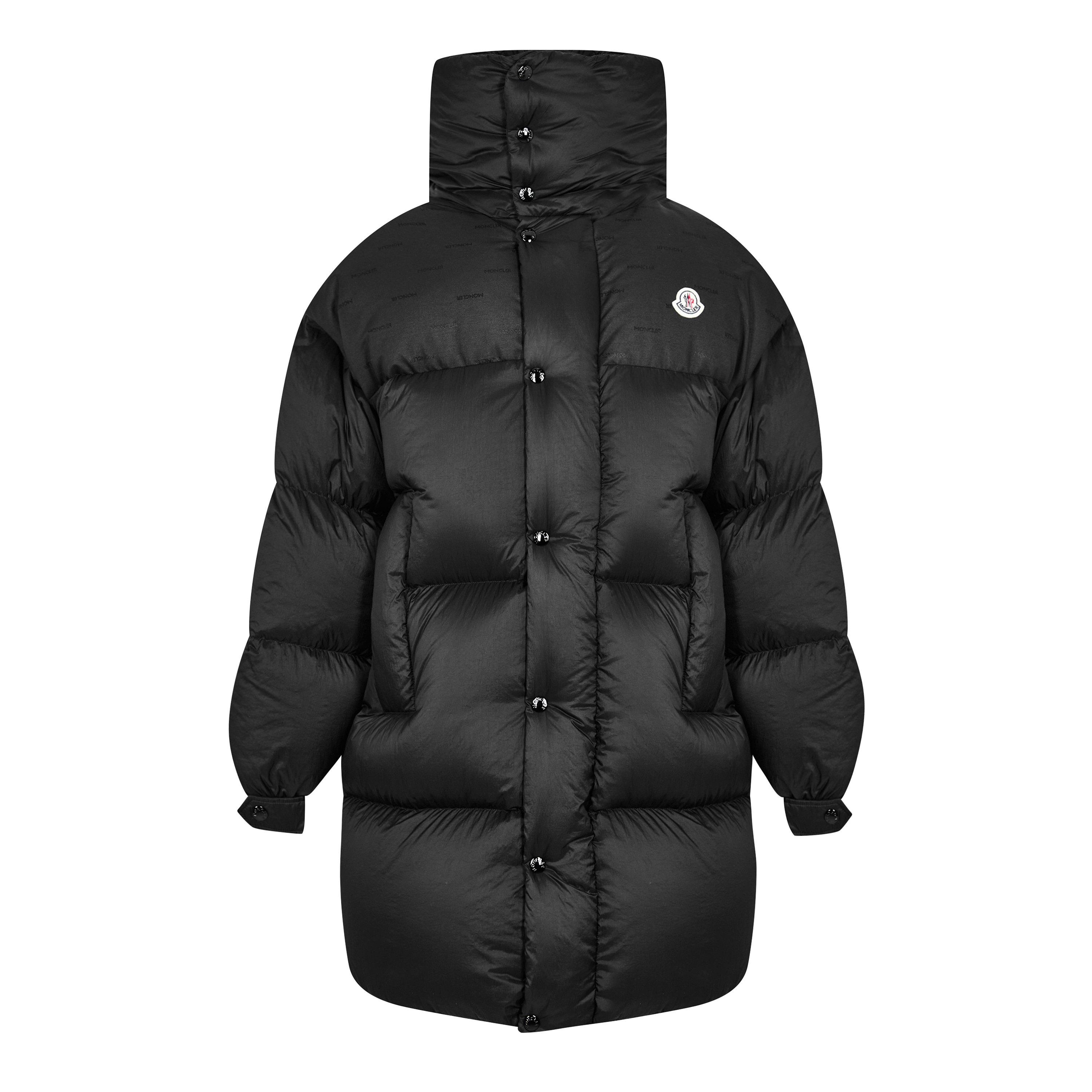 Black 999 - Moncler - Men's Verone Goose Down Long Sleeve Short Puffer Jacket - 5