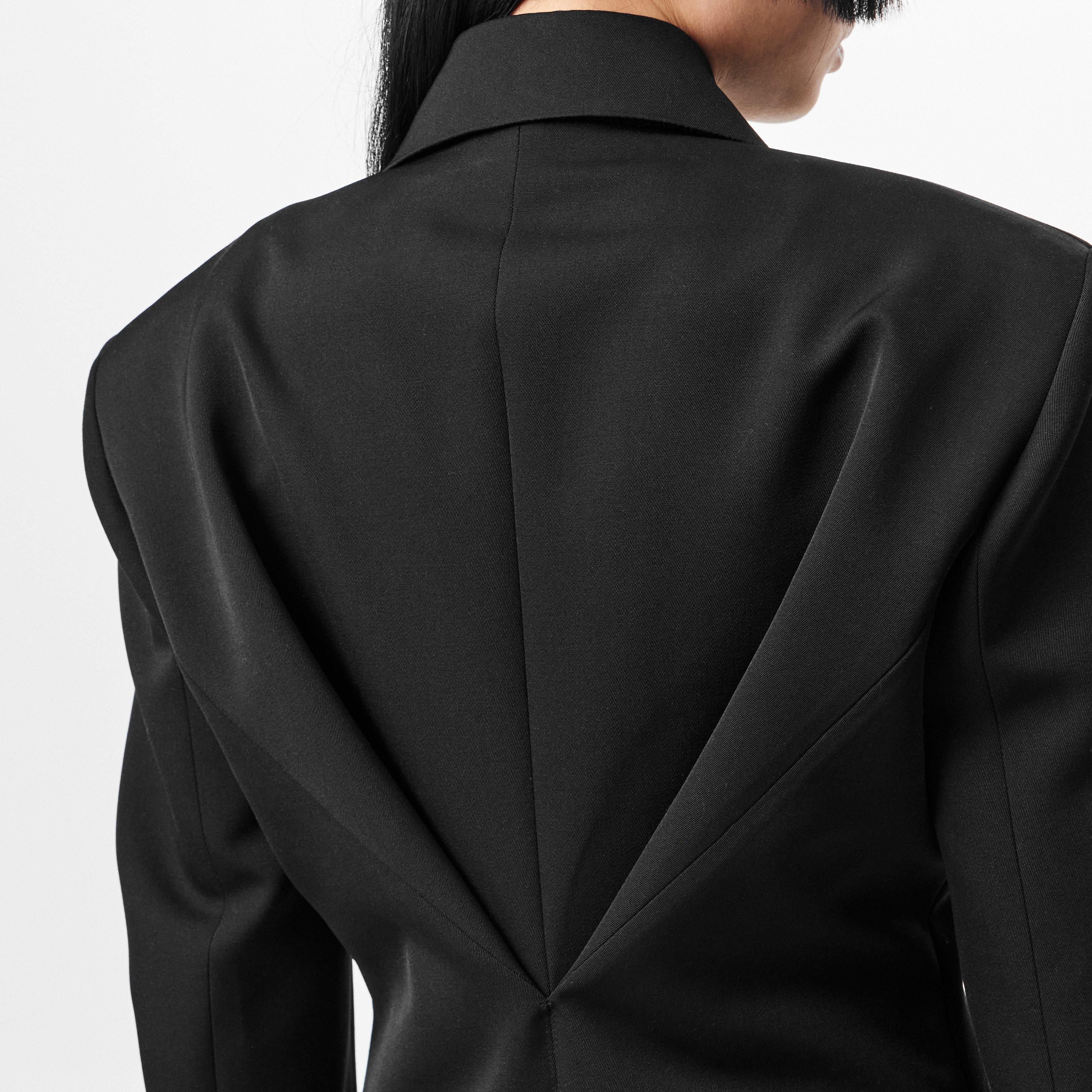 Black - GIVENCHY - Women's Smoking Tailored Fit Blazer - 5
