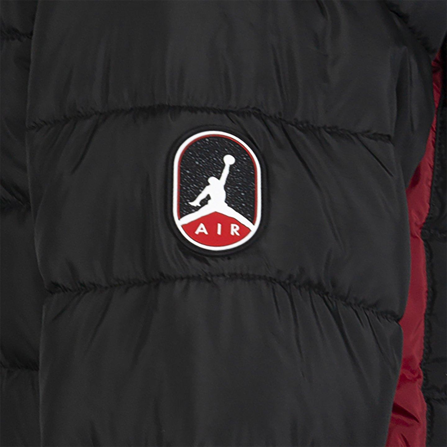 Sort/Rød/Hvid - Air Jordan - Long Sleeve Puffer Jacket - 3