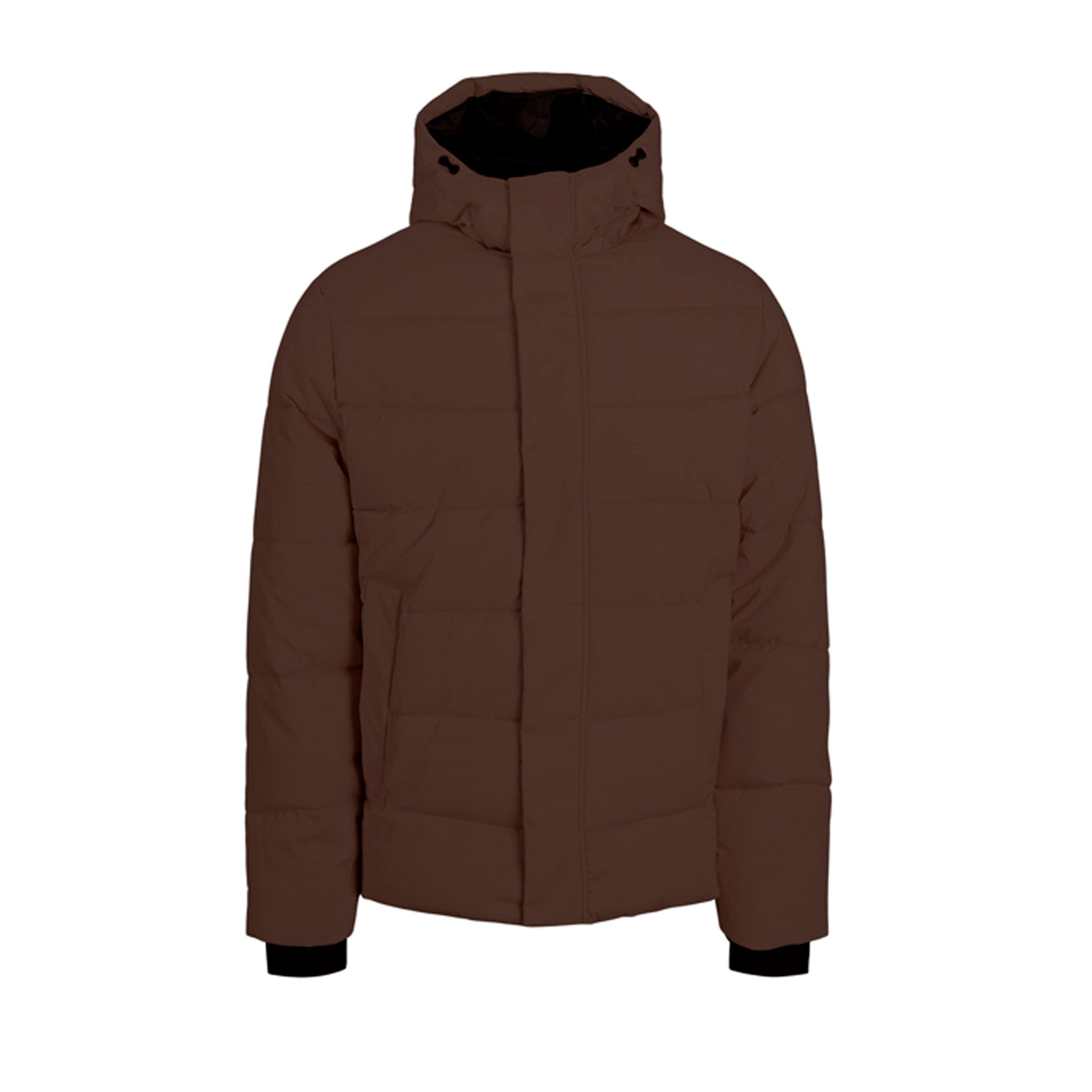 Seal Brown - Jack and Jones - Men's Pace Insulated Medium Puffer Jacket