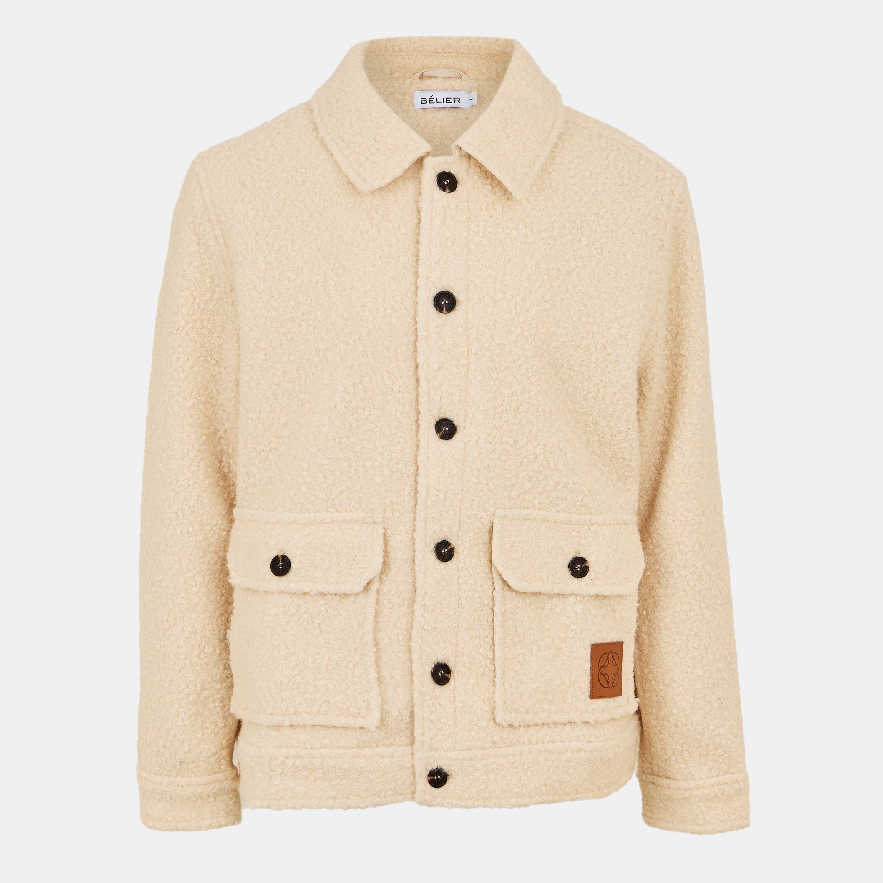 Ecru #9 - BELIER - Men's Harrington Jacket - 1