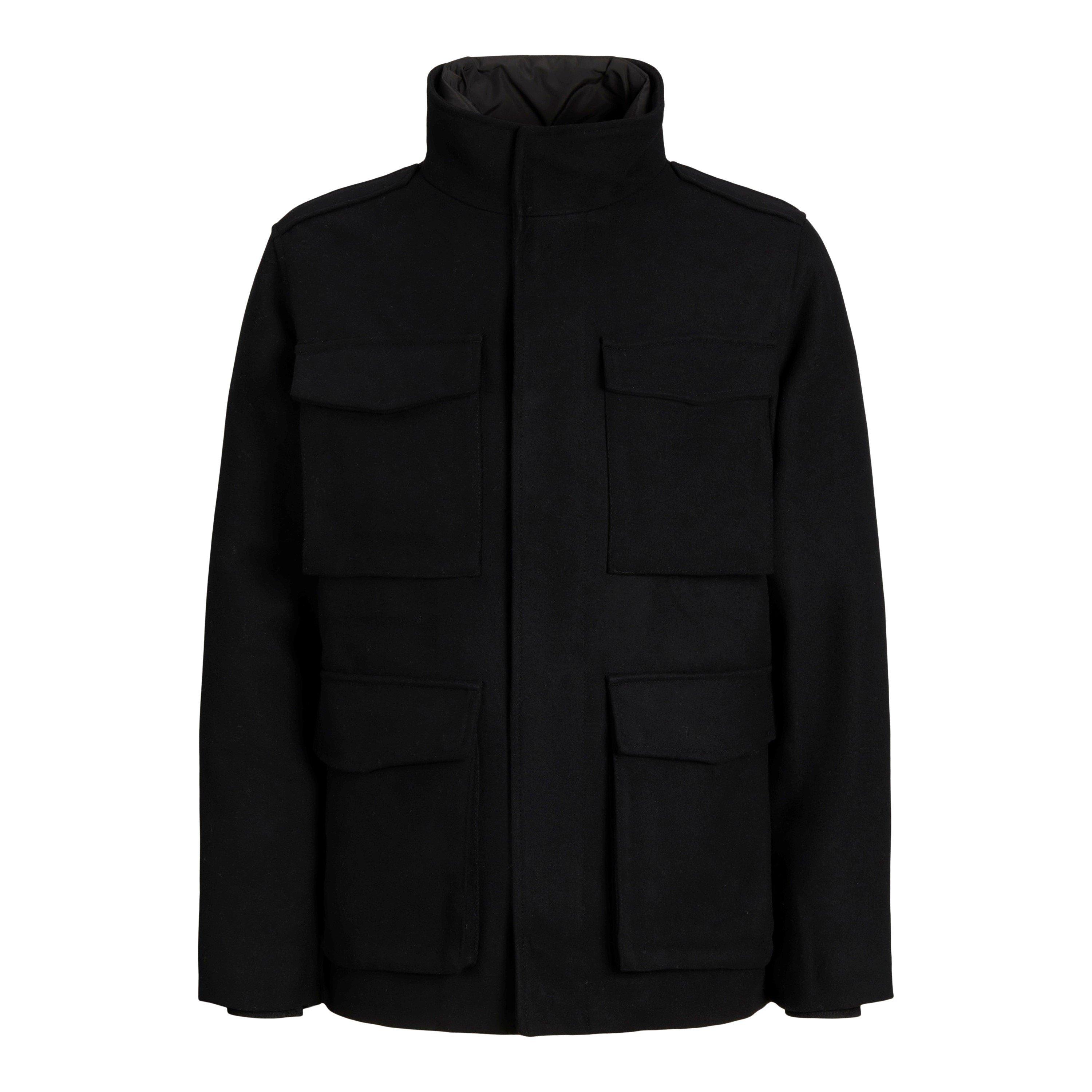 Black - Jack and Jones - Men's Alex Field Jacket - 1