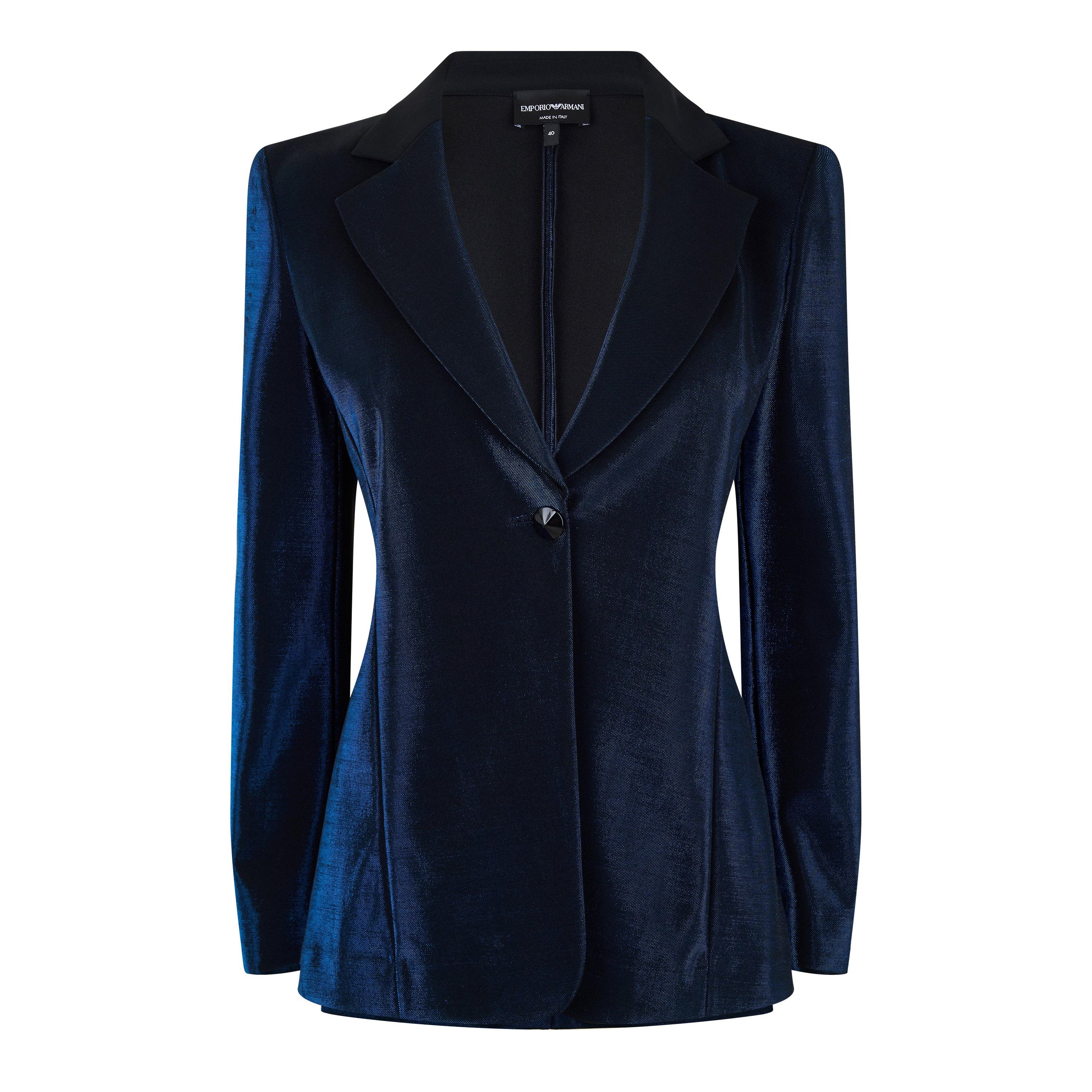 Mirtillo - Emporio Armani - Women's  Stretch Tailored Fit Blazer - 1