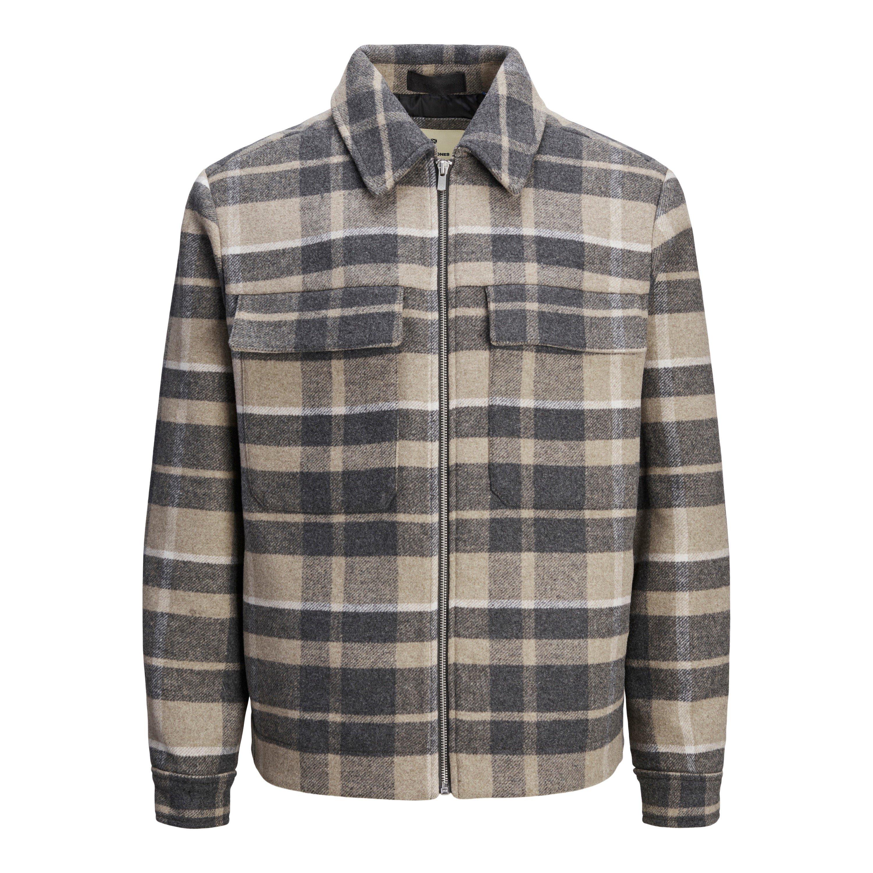 High-rise - Jack and Jones - Men's Russel Long Sleeve Tailored Fit Overshirt - 1