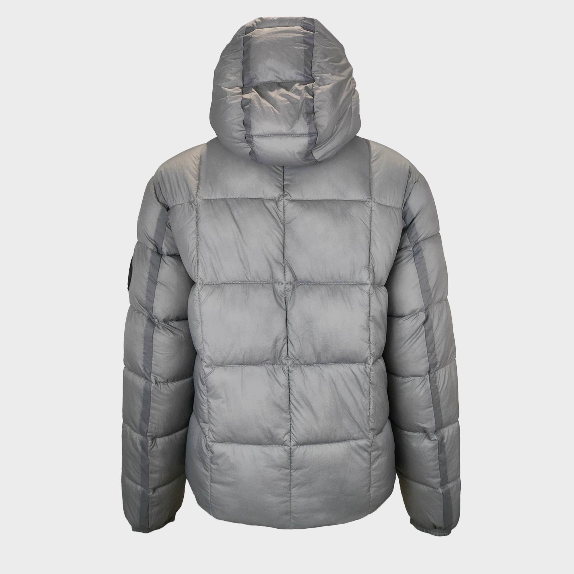 Slate Grey - Pretty Green - Men's Trafford Weather-Resistant Long Sleeve Short Puffer Jacket - 2