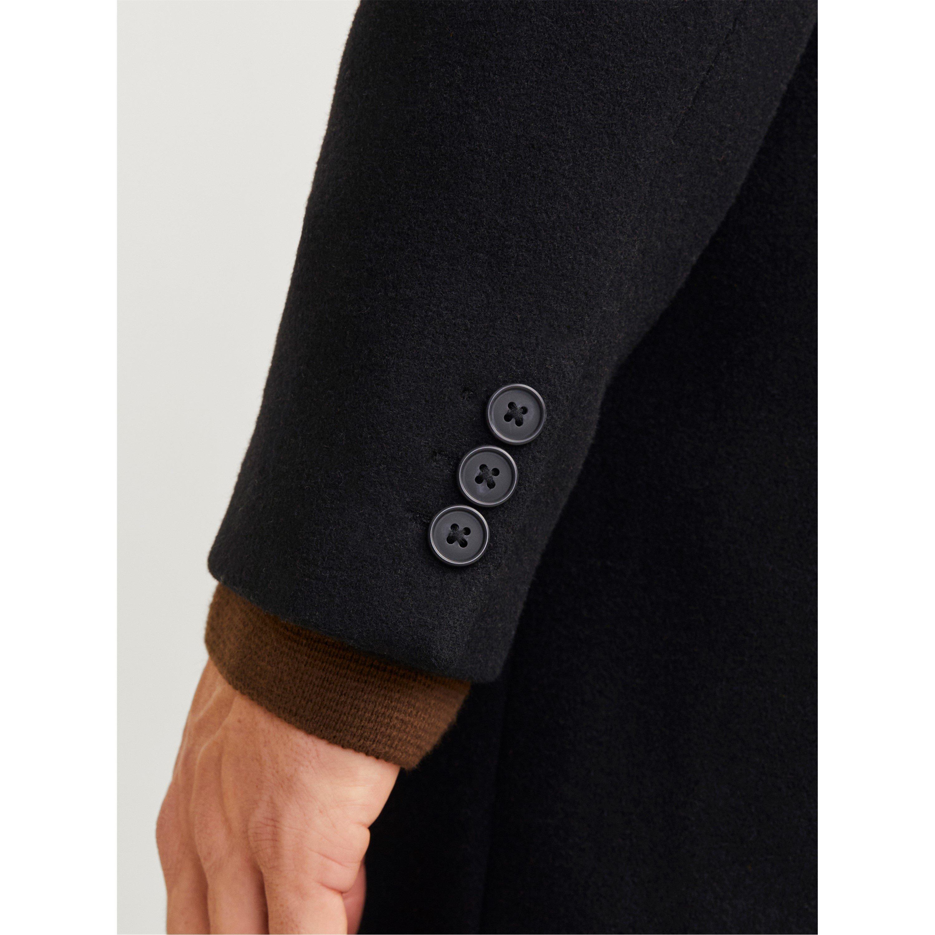 Black - Jack and Jones - Wilson Overcoat - 6