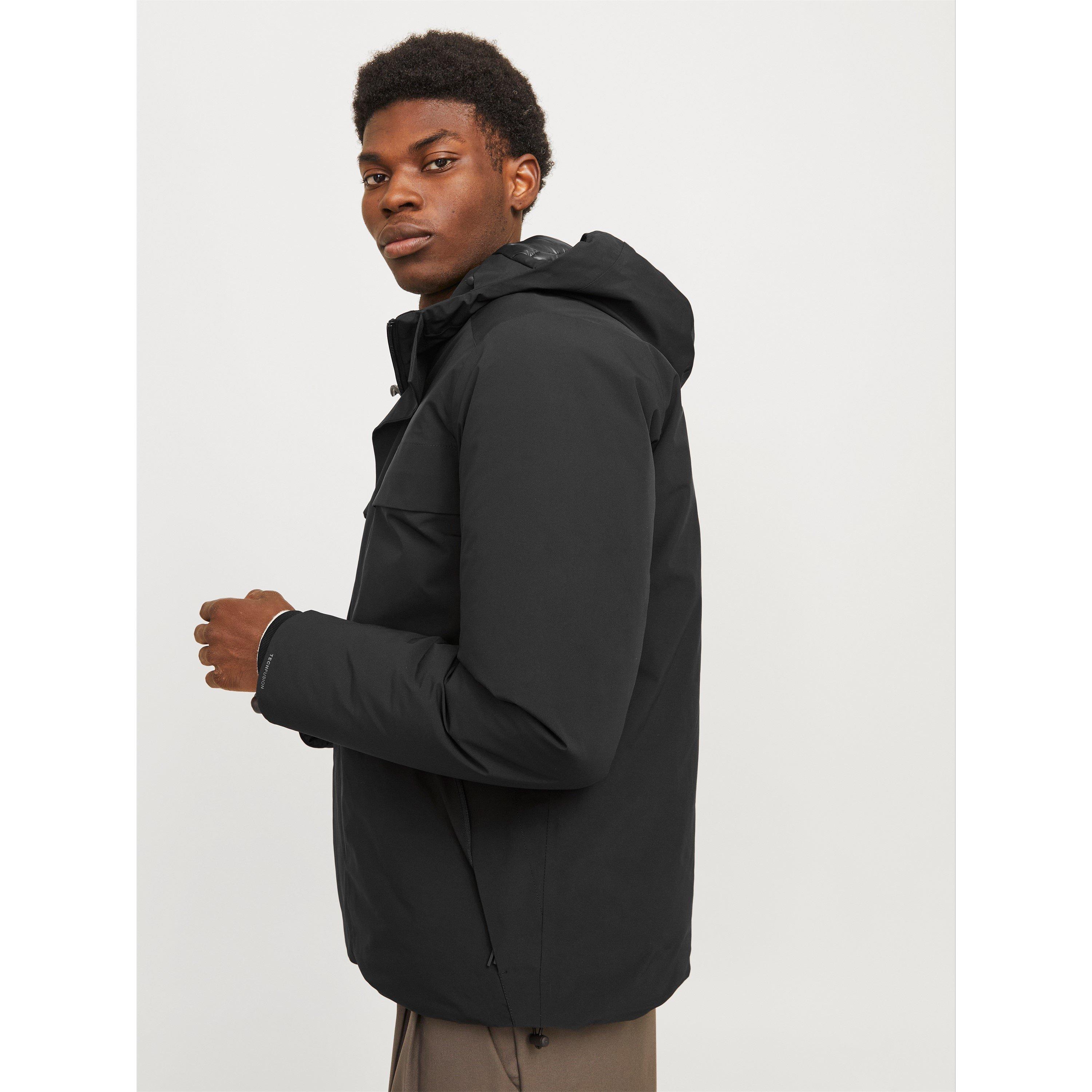 Black - Jack and Jones - Wave Weather Resistant Sculpted Fit Softshell Jacket - 4