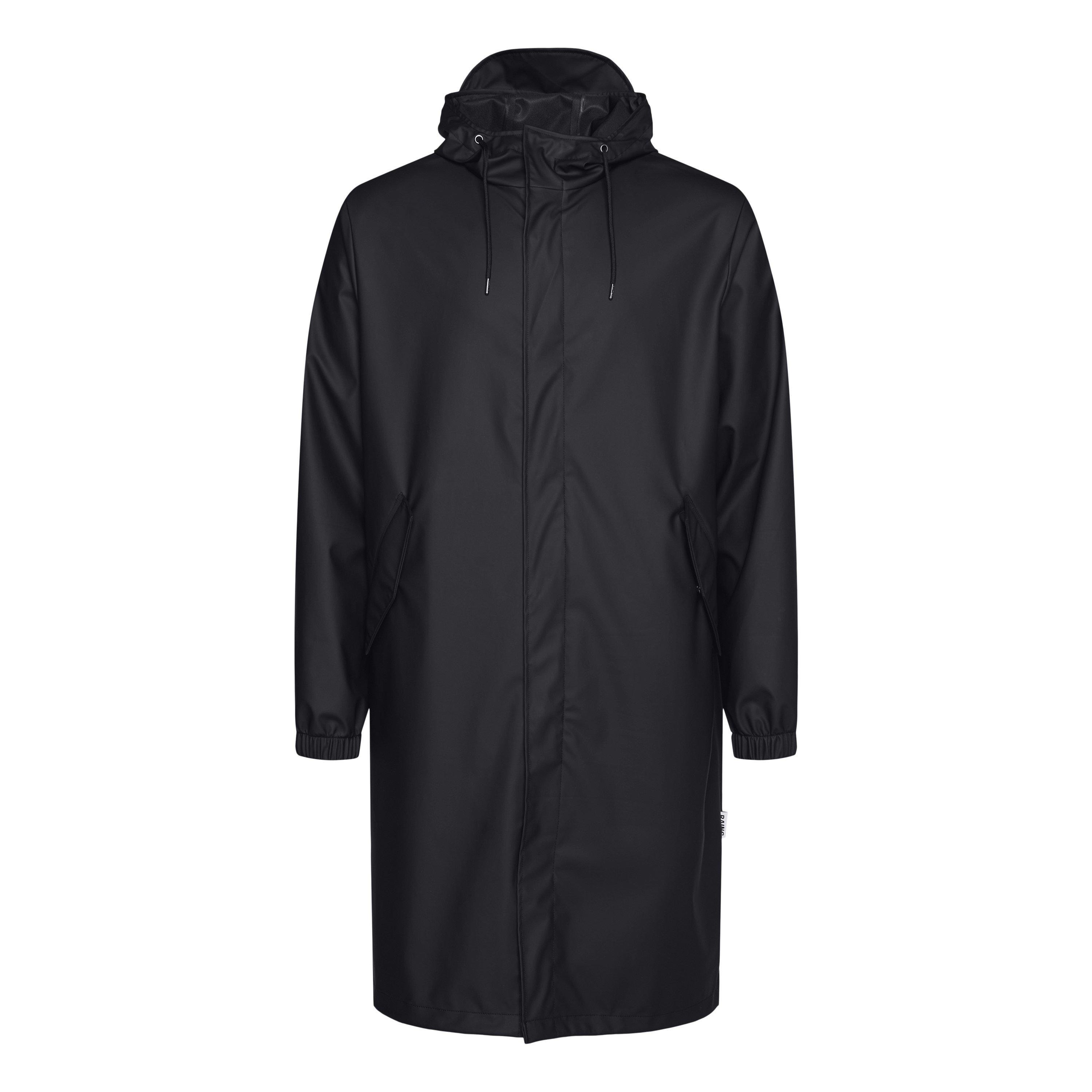 Rains  Fishtail Waterproof Parka - Black 01 - Large