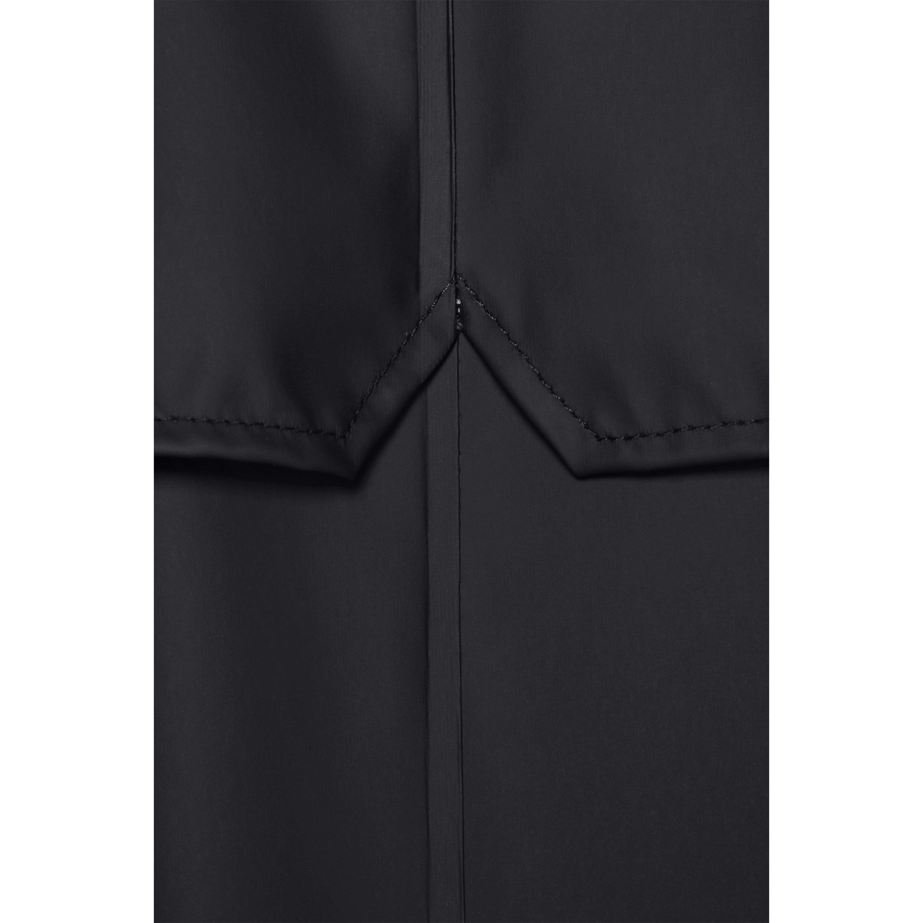 Black 01 - Rains - Men's Fishtail Parka Waterproof Long Sleeve Rain Anoraks - 6