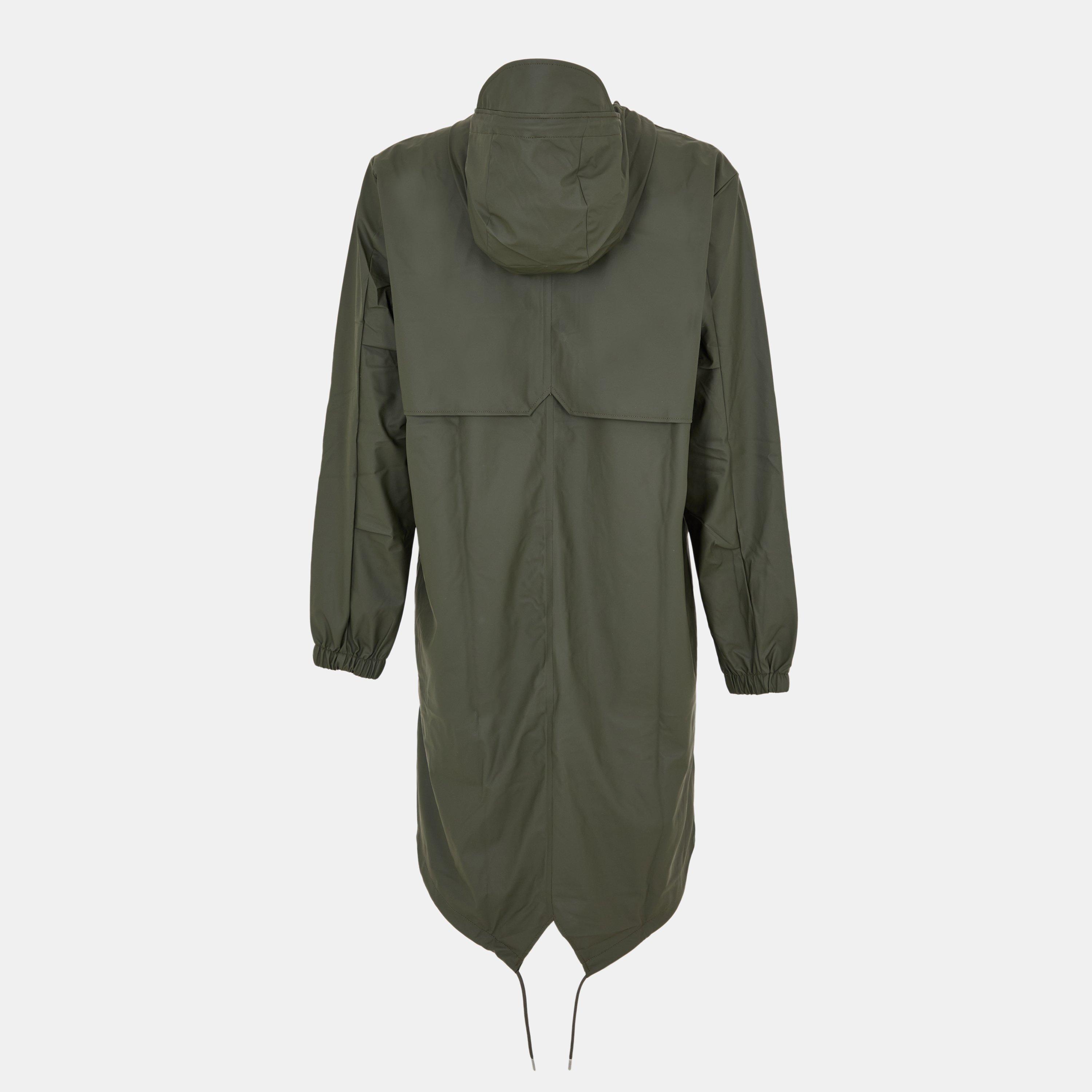 Green 03 - Rains - Fishtail Waterproof Parka - 2