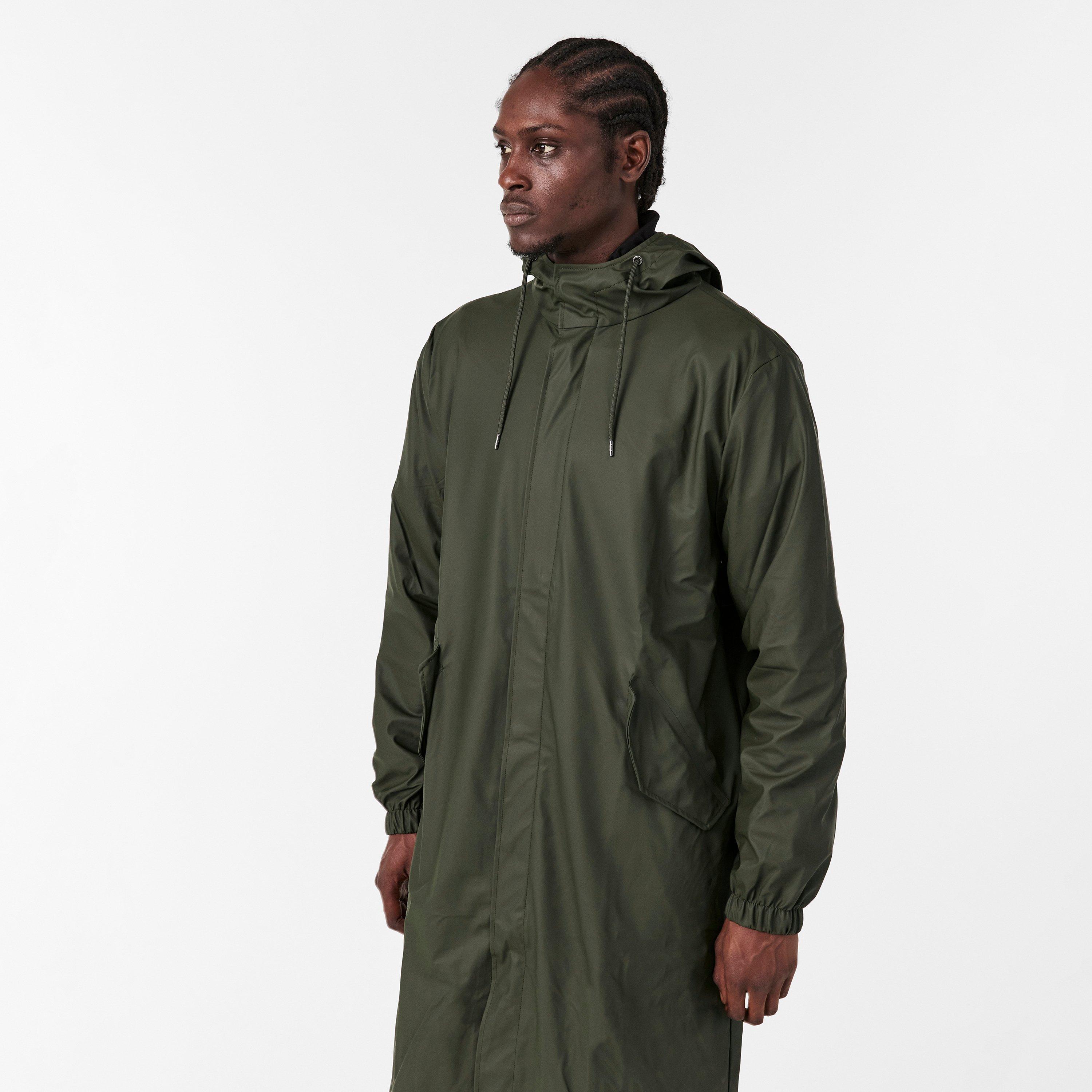 Green 03 - Rains - Fishtail Waterproof Parka - 3