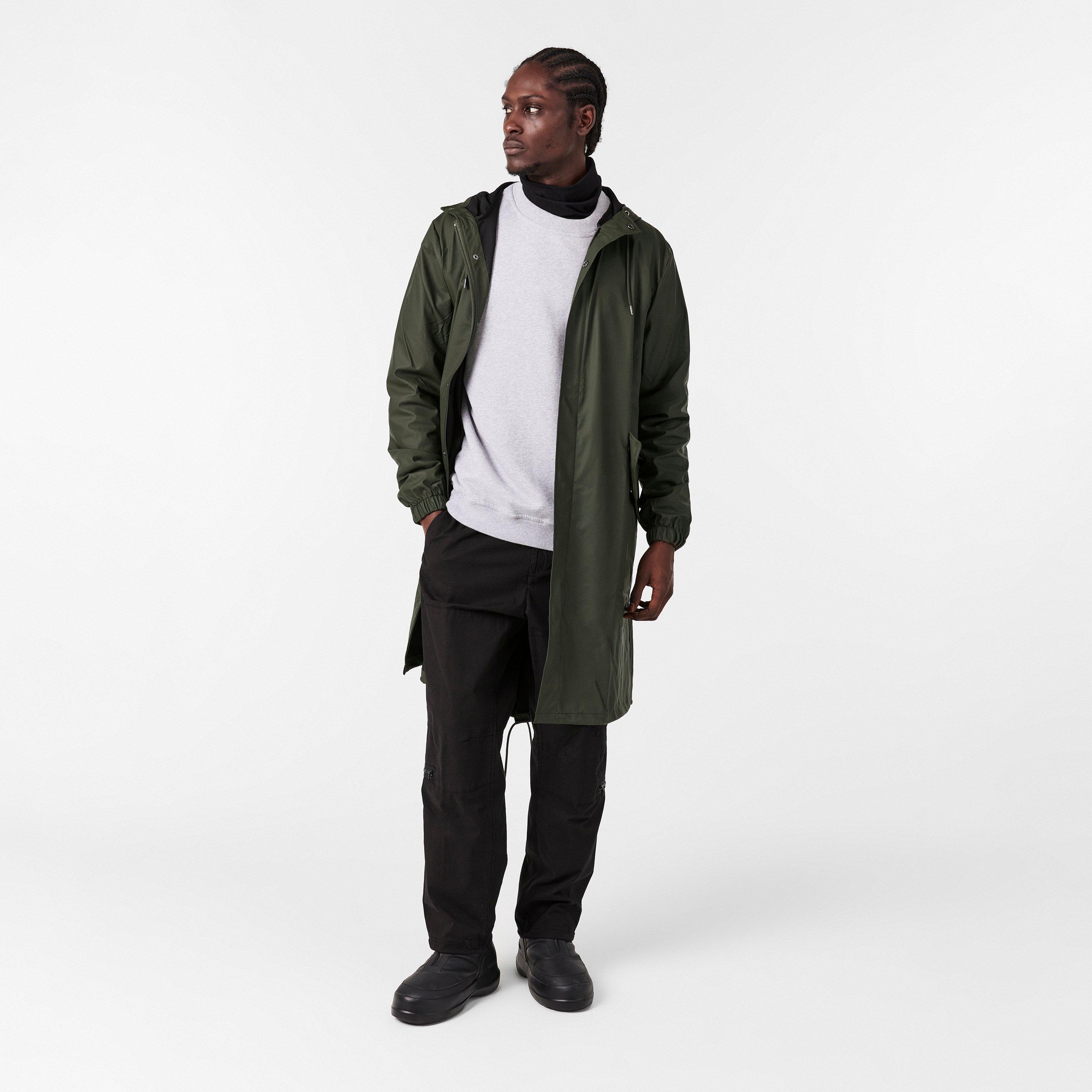 Green 03 - Rains - Fishtail Waterproof Parka - 6