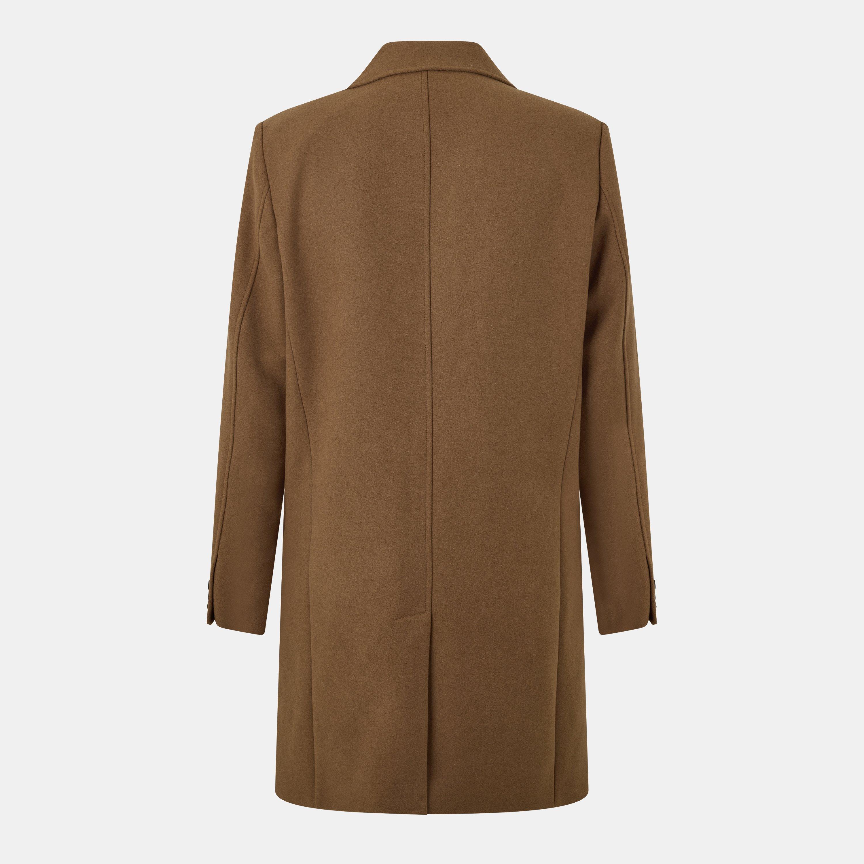 Khaki - Jack and Jones - Harrison Overcoat - 2